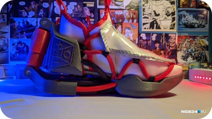 A Krasnoyarsk student created auto-laced sneakers, like in the movie Back to the Future - Back to the future (film), Sneakers, Longpost