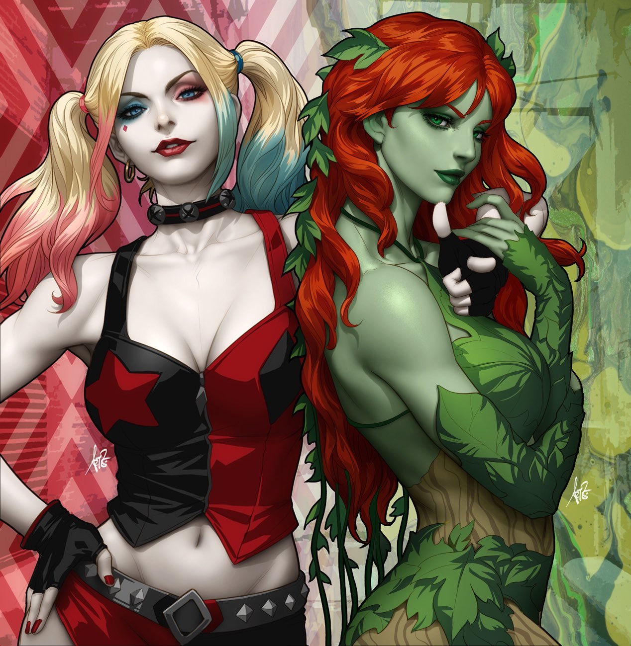 Harley Quinn in the works of various authors - Drawing, Dc comics, Harley quinn, Girls, Suicide Squad, Catwoman, Selina Kyle, Poison ivy, , Pamela Isley, Sam yang, Derrick Chew, Marmalademum, Artgerm, AyyaSAP, Art, Longpost