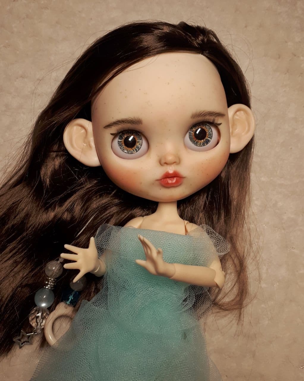 The return of the prodigal needlework)) - My, Blythe doll, Ooak, Longpost, Doll, Needlework without process