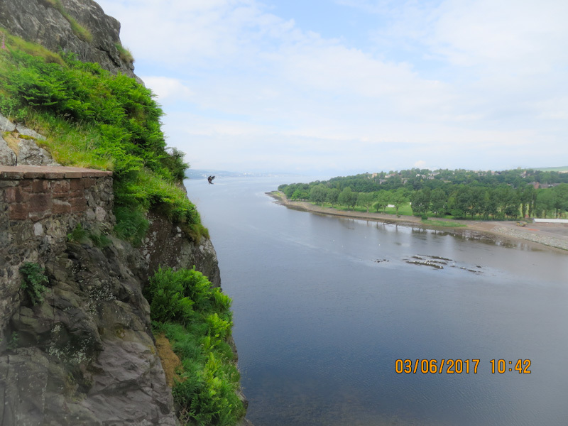 Dumbarton Rock, the capital of an ancient kingdom and the failure of German aviation - My, Story, Locks, Scotland, Britta, Travels, Longpost