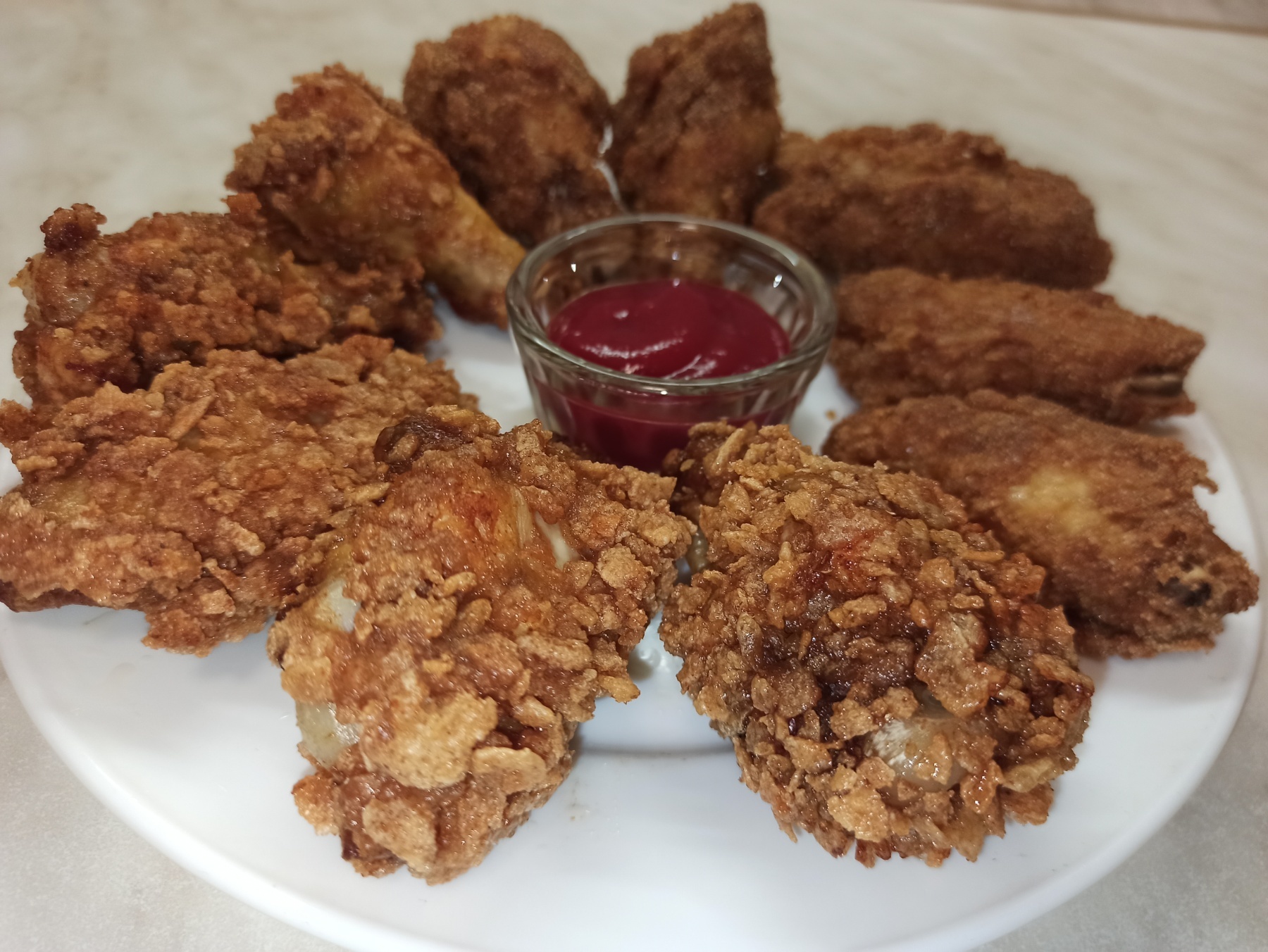 Wings like in KFC, two types of breading - My, Longpost, Cooking, Preparation, Video, Sharp wings, Recipe