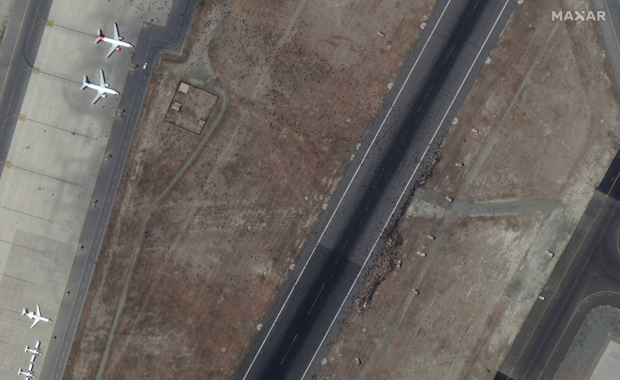 Kabul airport from space - The airport, Kabul, The photo, Afghanistan, Longpost