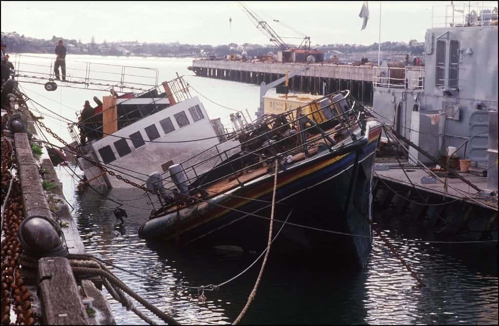 The death of the Rainbow Warrior ship. - Sabotage, Story, Interesting, The crime, Special services, Longpost