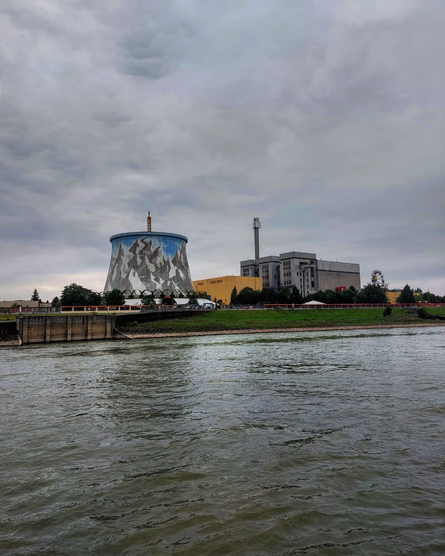 The former nuclear power plant in Germany has become a children's park (passed by on 08/19/2021) - My, Sailors, River, Germany, Sea, Travels, Facts, Nuclear Power Plant, Longpost