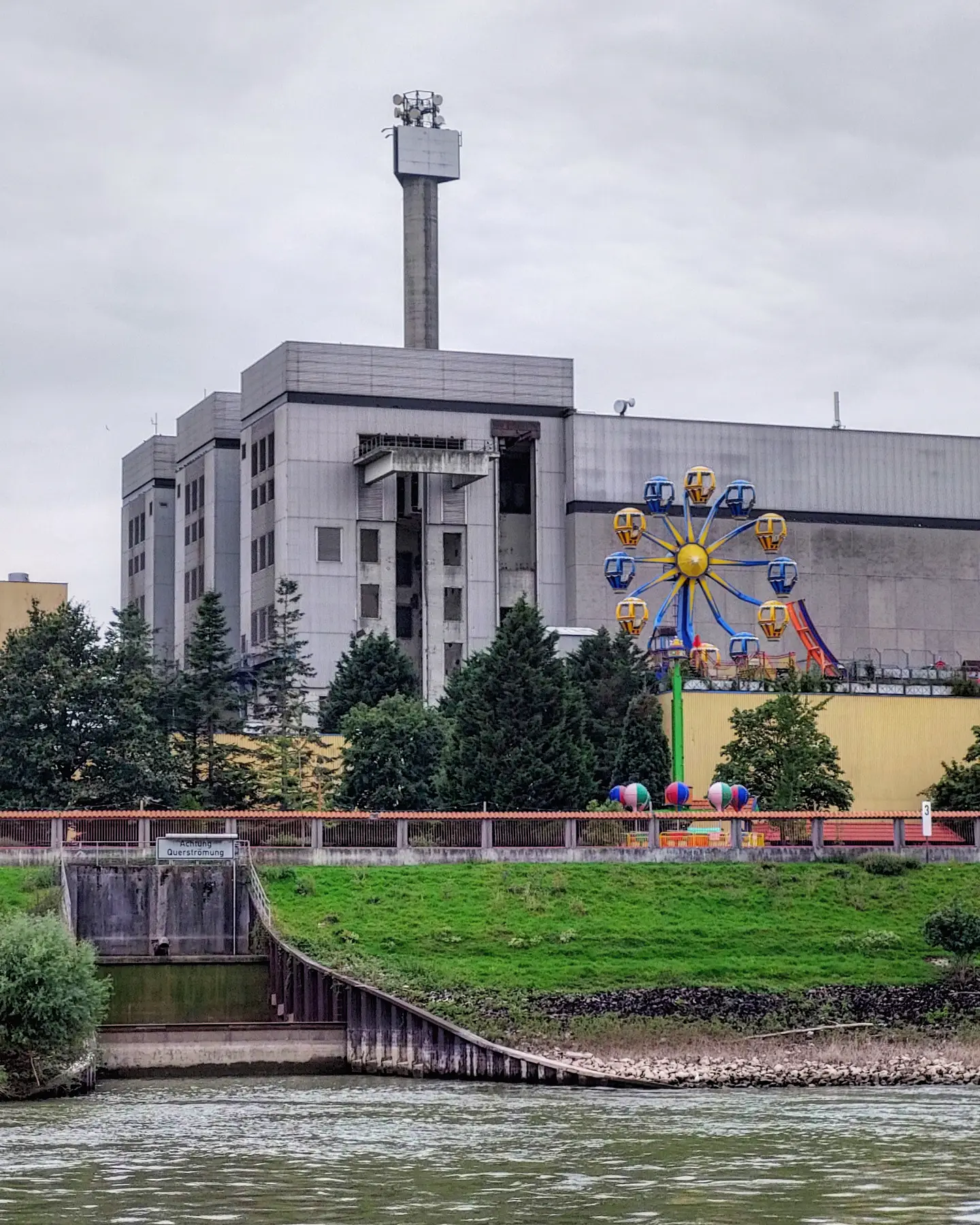 The former nuclear power plant in Germany has become a children's park (passed by on 08/19/2021) - My, Sailors, River, Germany, Sea, Travels, Facts, Nuclear Power Plant, Longpost