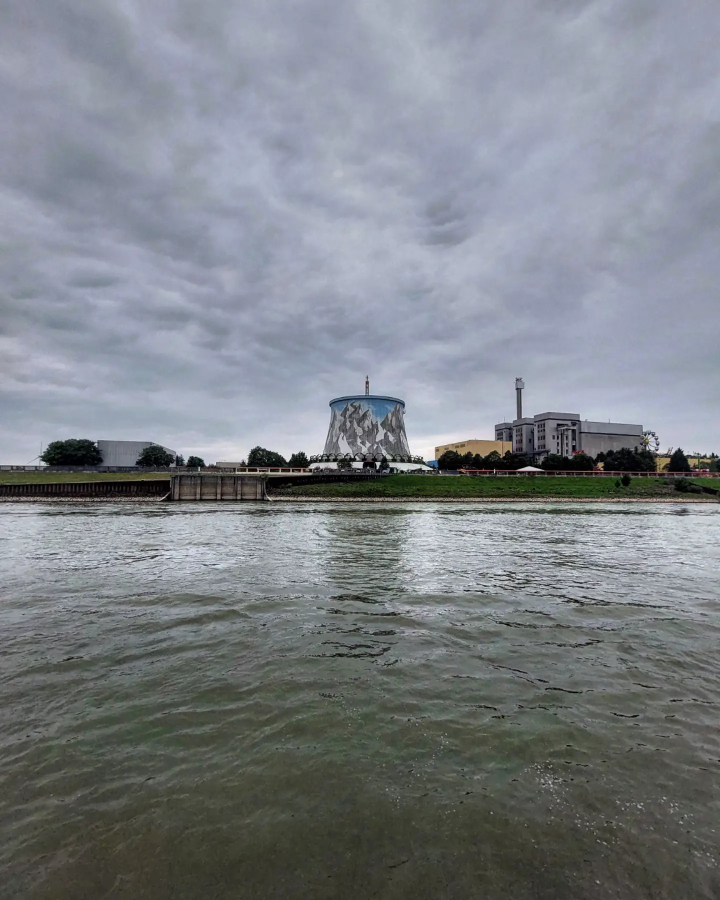 The former nuclear power plant in Germany has become a children's park (passed by on 08/19/2021) - My, Sailors, River, Germany, Sea, Travels, Facts, Nuclear Power Plant, Longpost