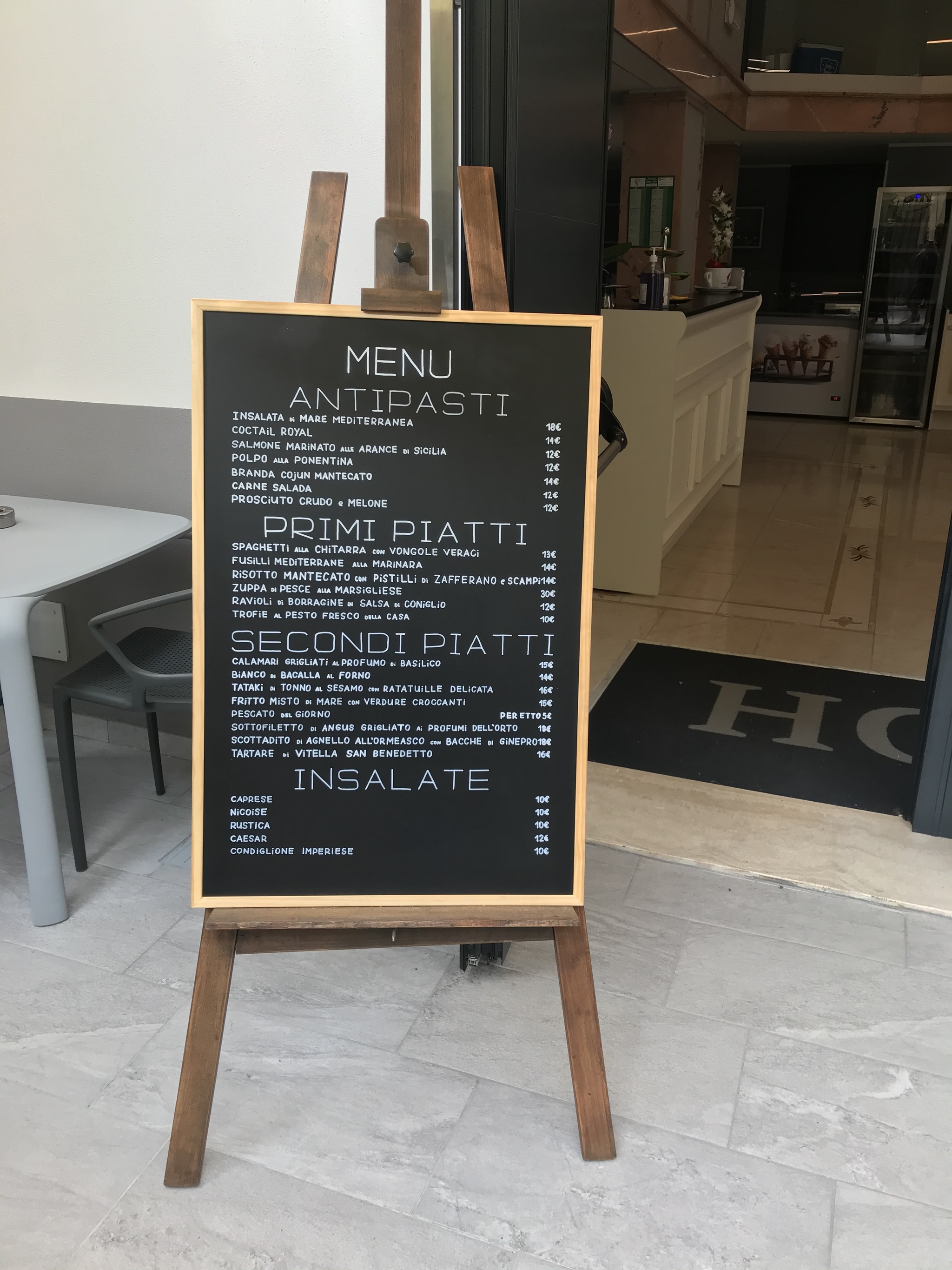 I drew a menu for a friend - My, Painting, Menu, Italian language