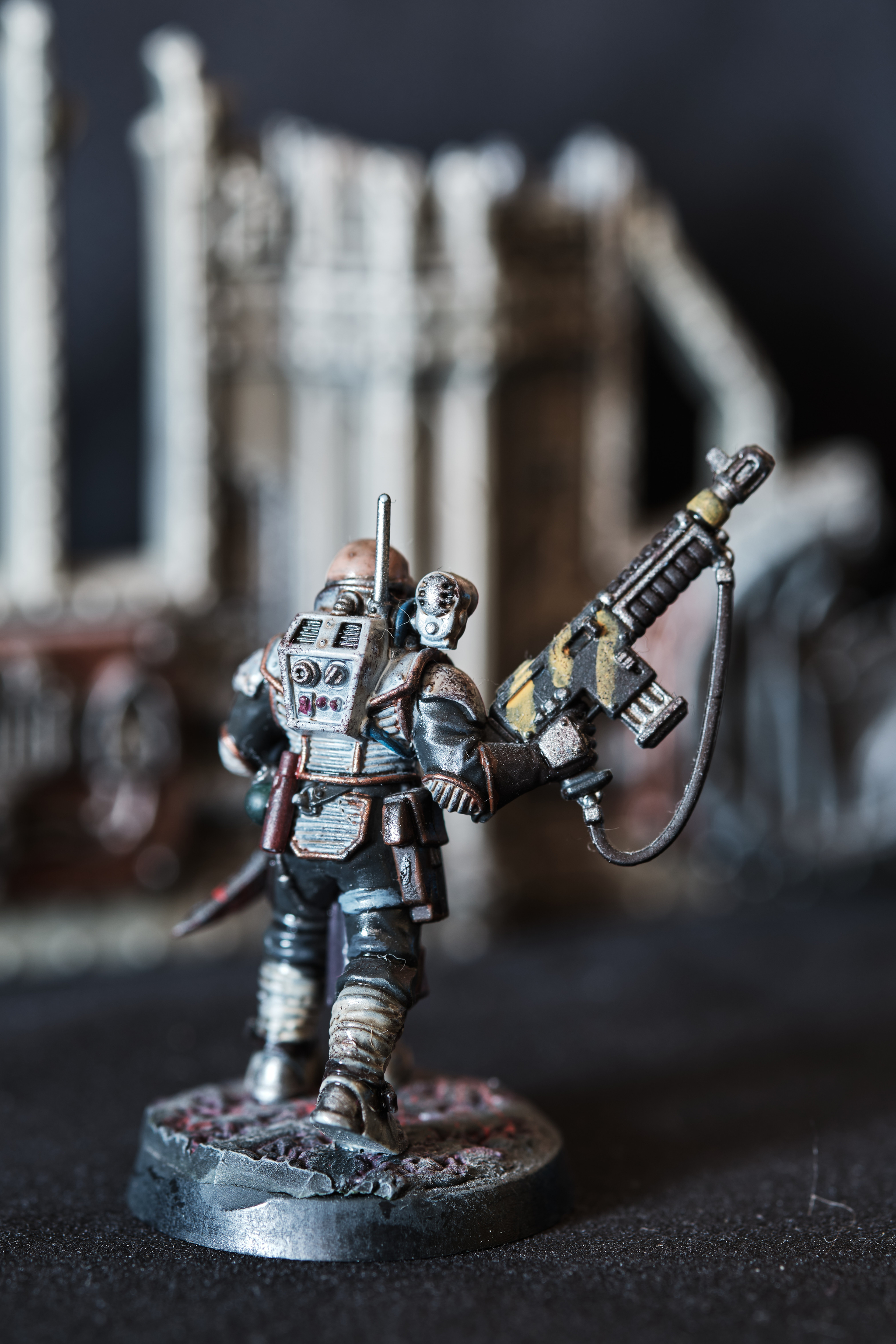 Another genestealer cultist paint job - My, Warhammer 40k, Warhammer, Longpost, Genocrads