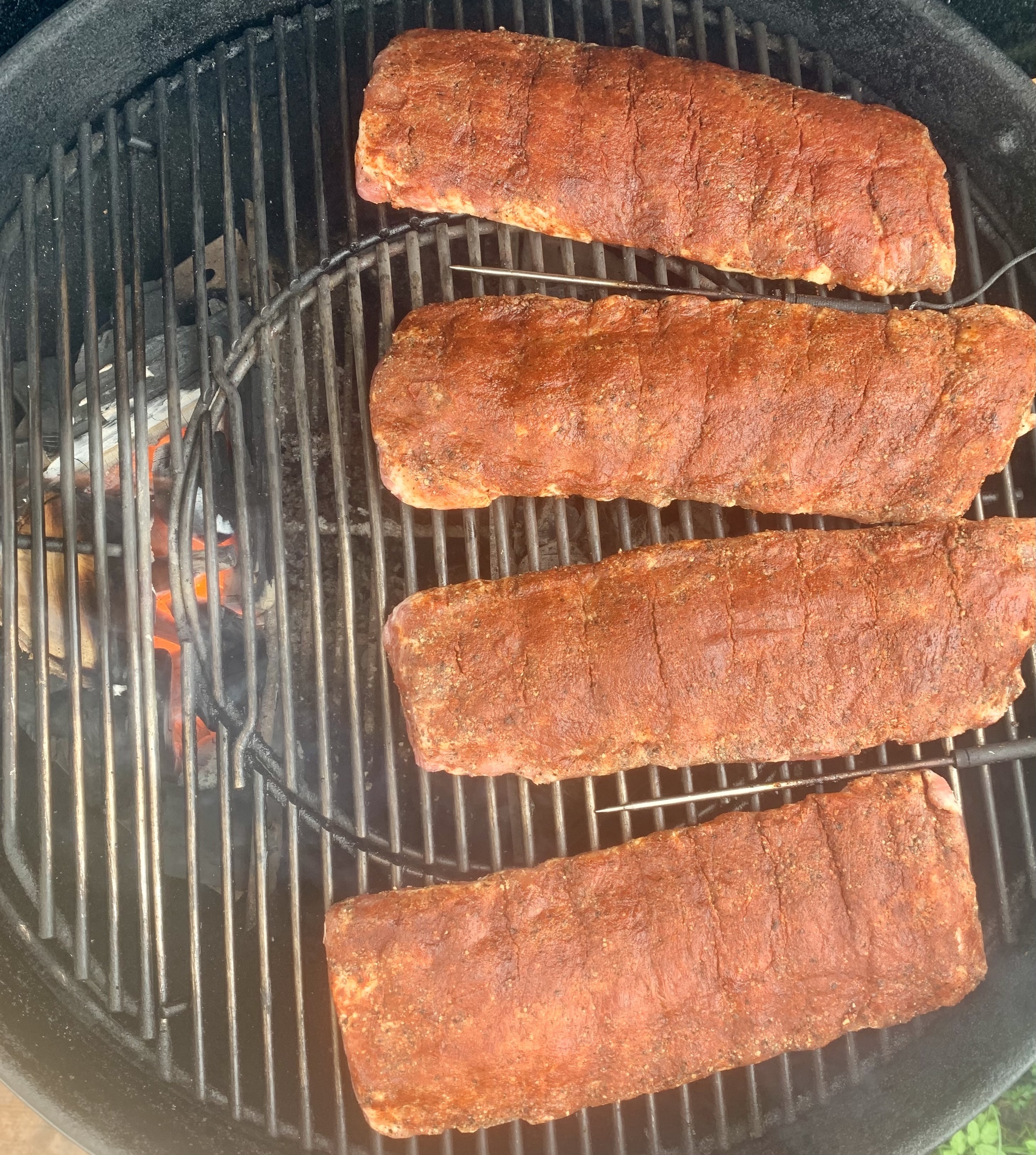 Ribs just right! - My, Meat, B-B-Q, Pork, Ribs, Brazier, Longpost, Recipe