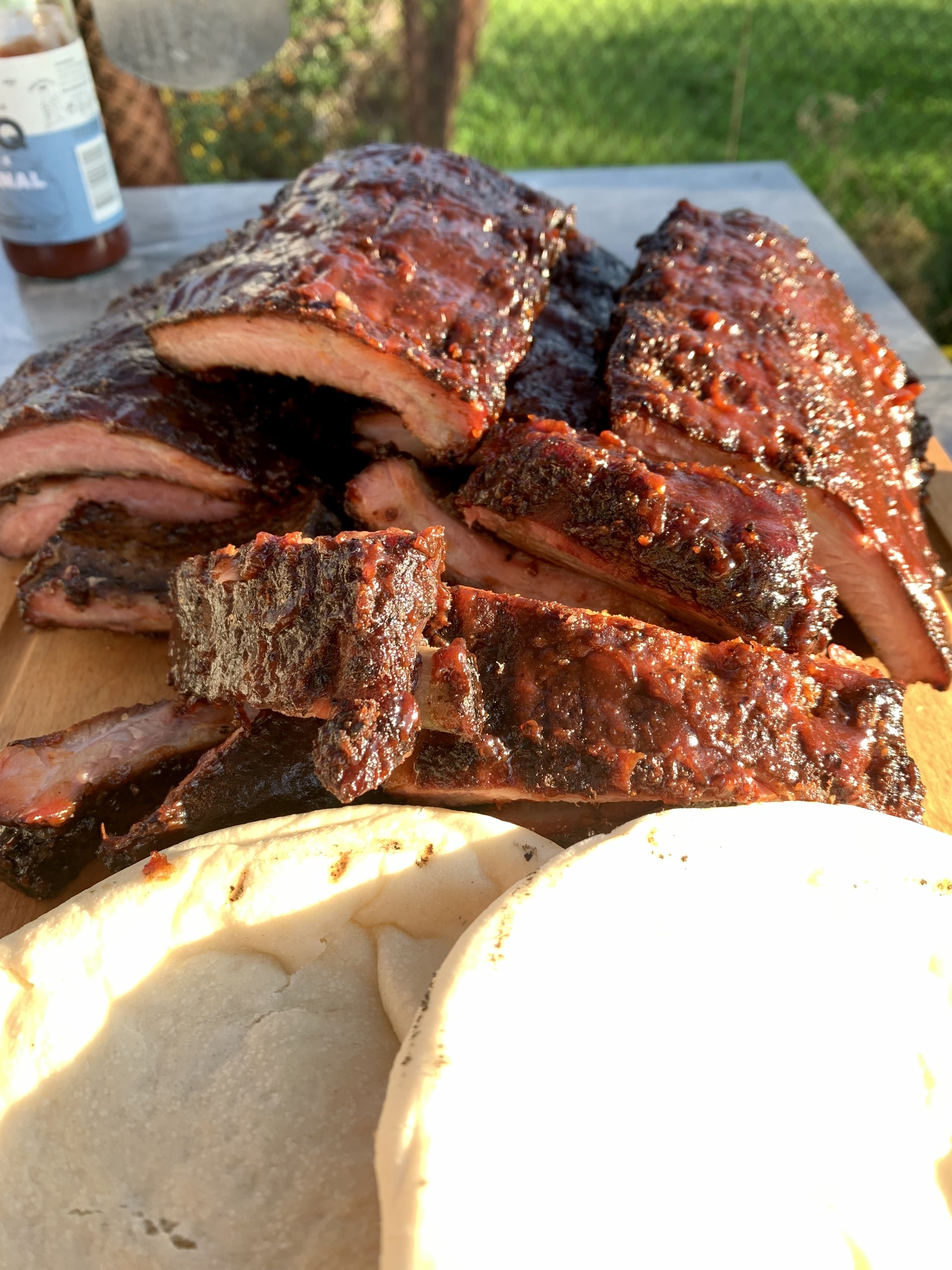 Ribs just right! - My, Meat, B-B-Q, Pork, Ribs, Brazier, Longpost, Recipe