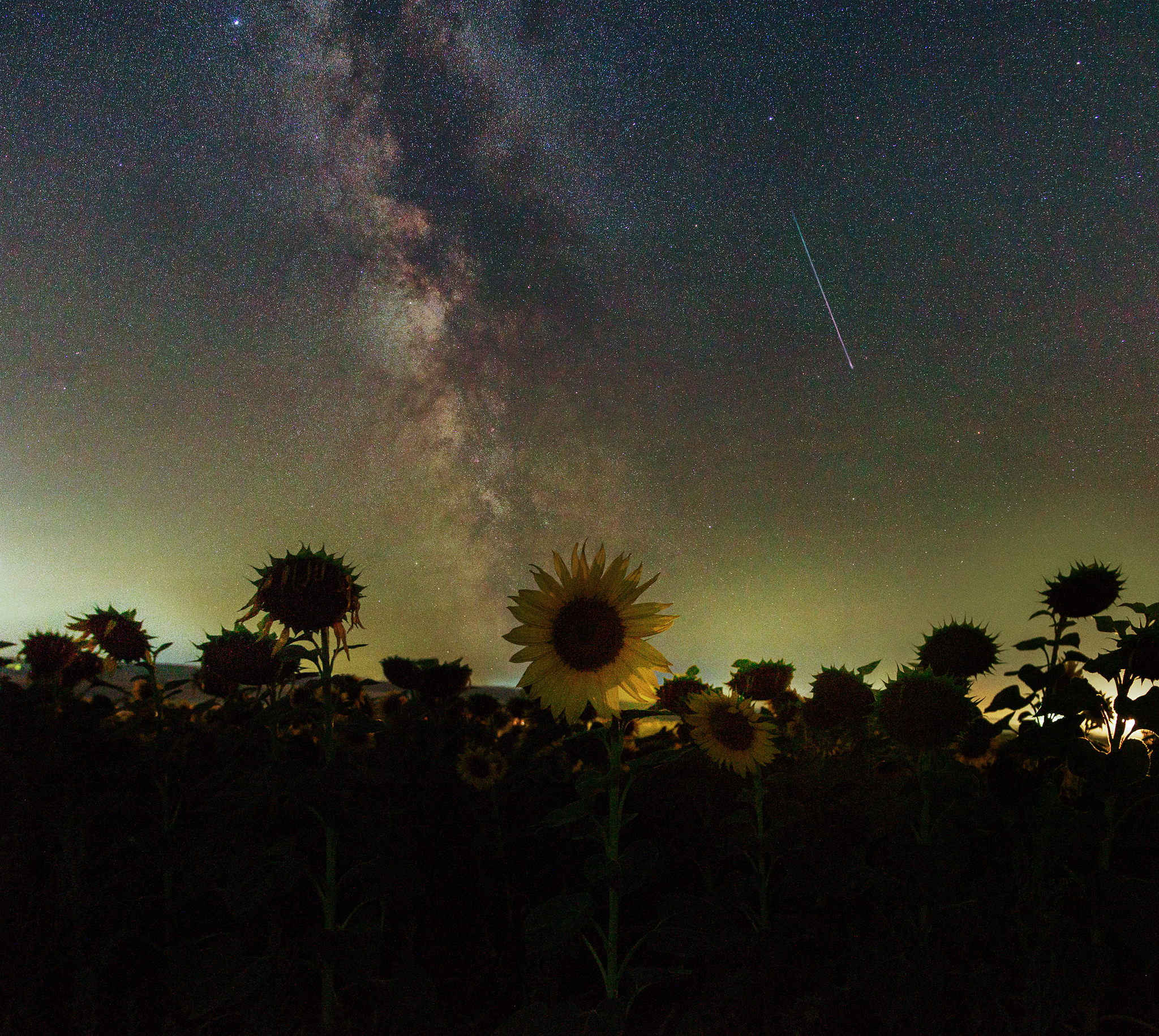 Podzvezdnuhi - My, Astrophoto, Milky Way, Stars, Space, Sunflower, Perseids, Starfall