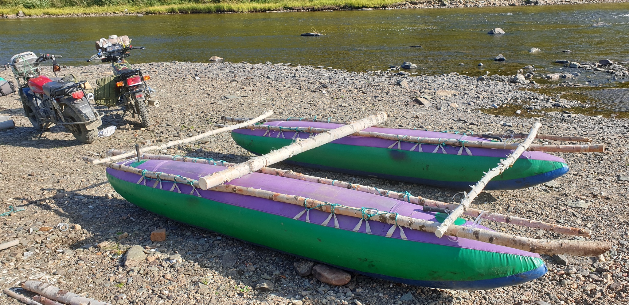 Northern Ural. - My, Alloy, Tourism, Catamaran, River