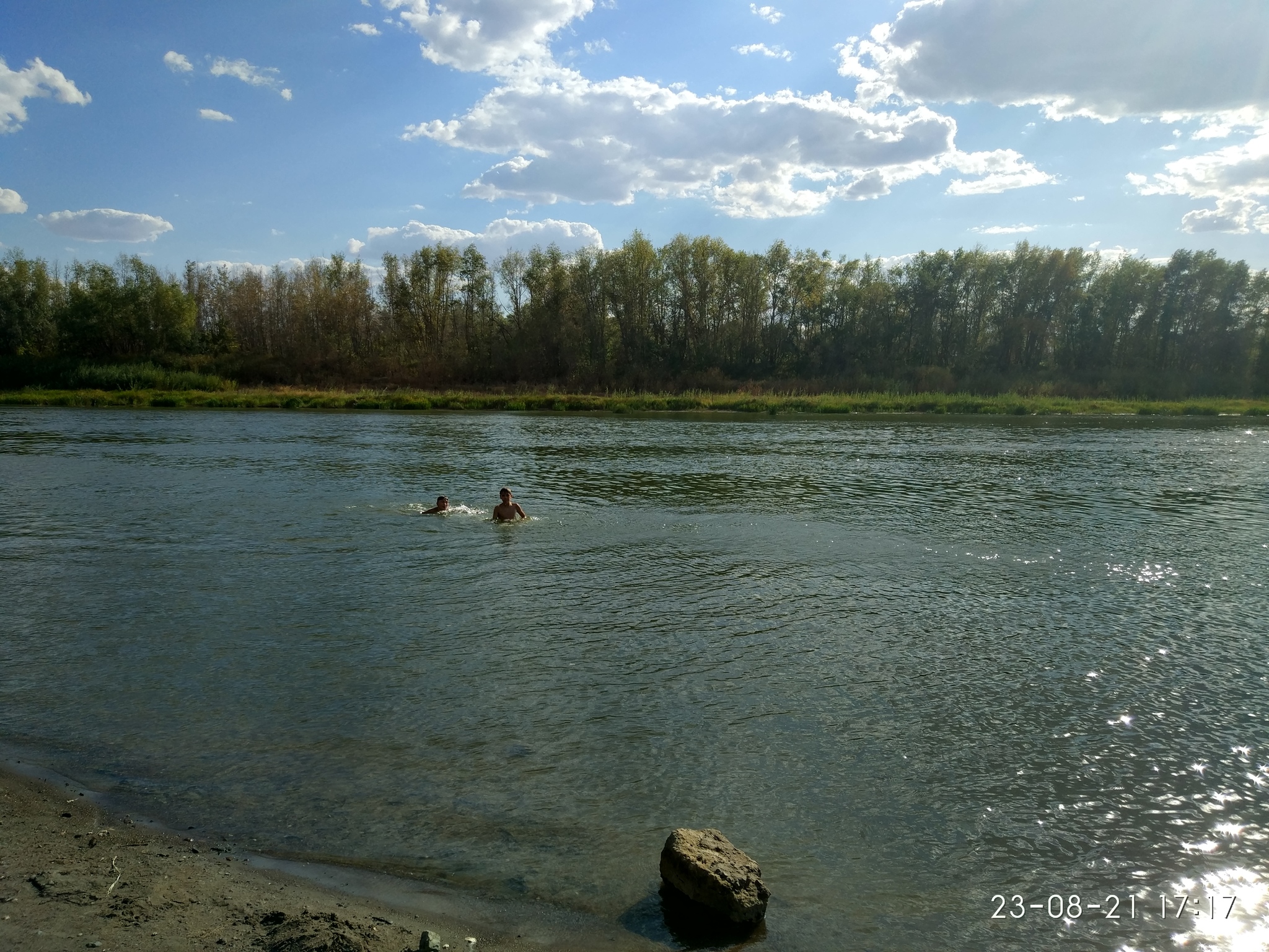 Ural river - My, The photo, Mobile photography, Ilek, Village, River, Longpost