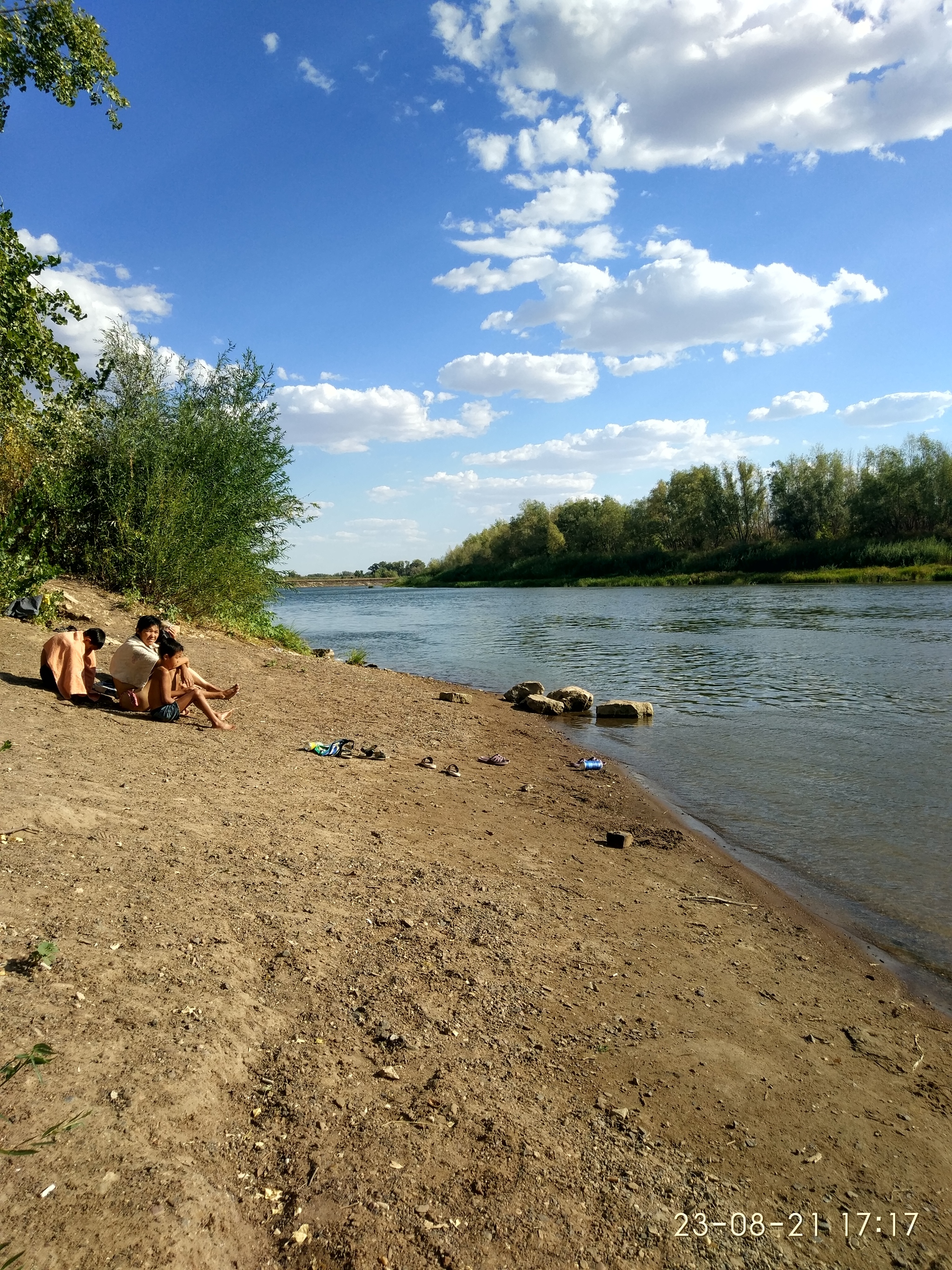 Ural river - My, The photo, Mobile photography, Ilek, Village, River, Longpost