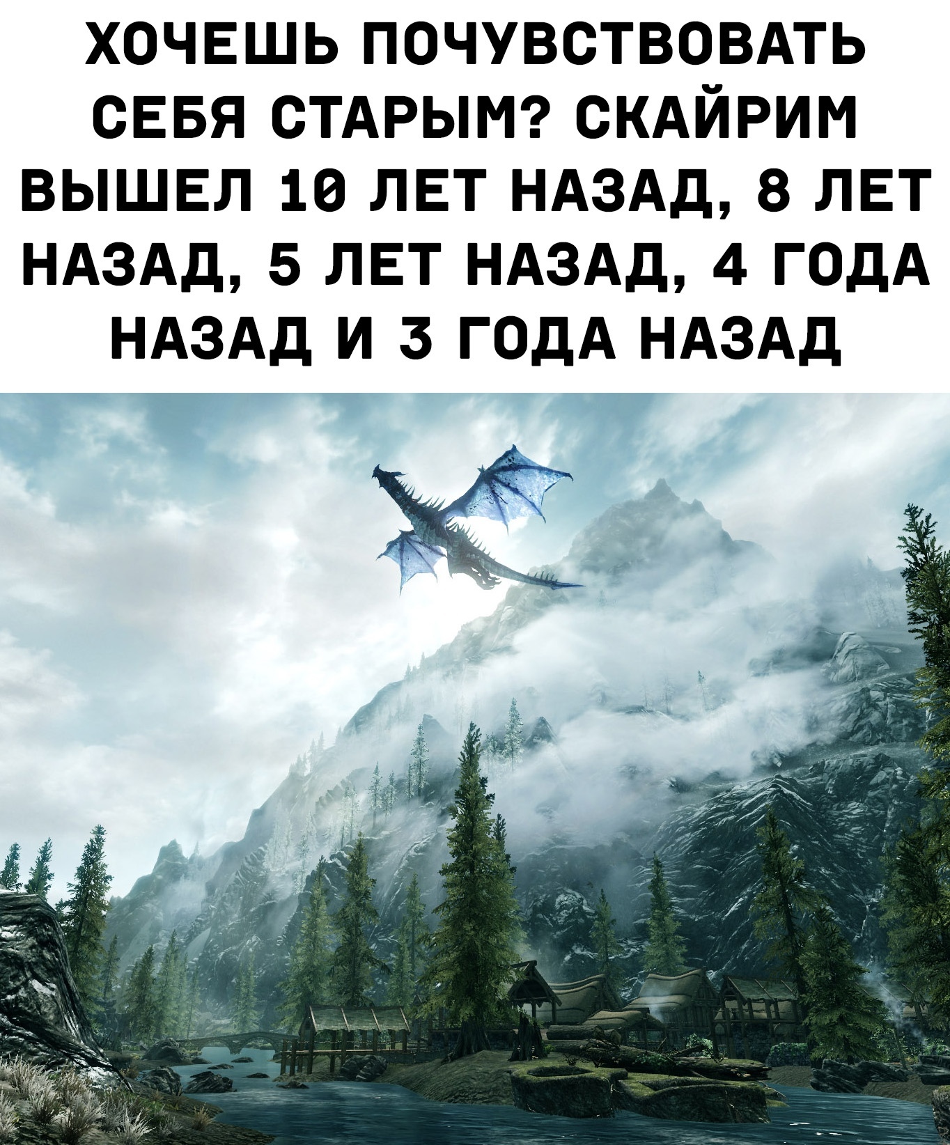 Skyrim came out ... (substitute any option you like) - Memes, The Elder Scrolls V: Skyrim, Picture with text