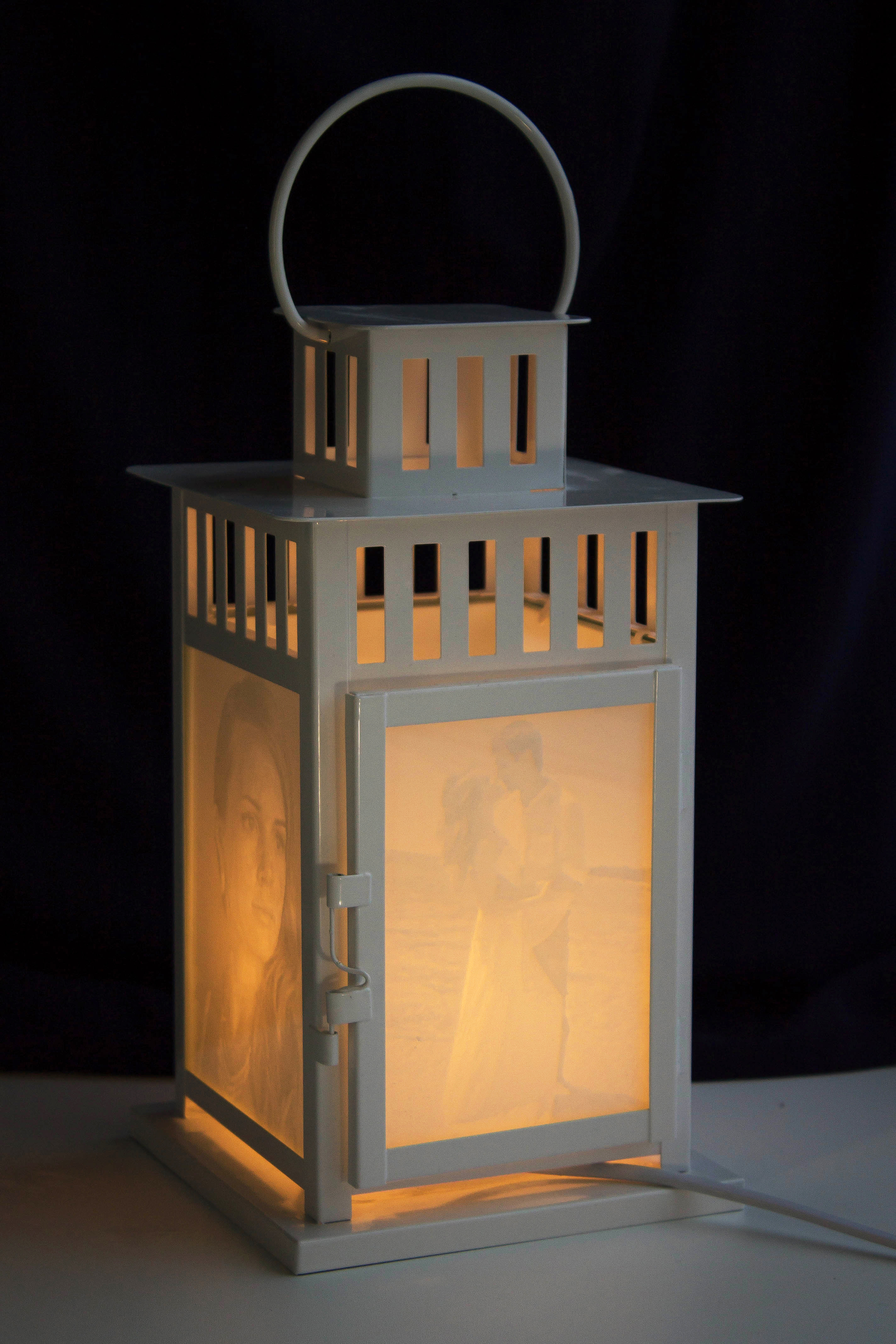 Lantern with lithophany - My, 3D печать, Presents, With your own hands, 3D printer, Lamp, Longpost