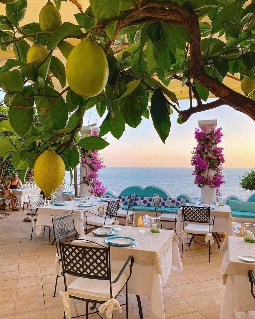 Positano, Italy - The photo, Italy, Europe, Sea, Cafe, beauty, Positano, Lemon, , Summer