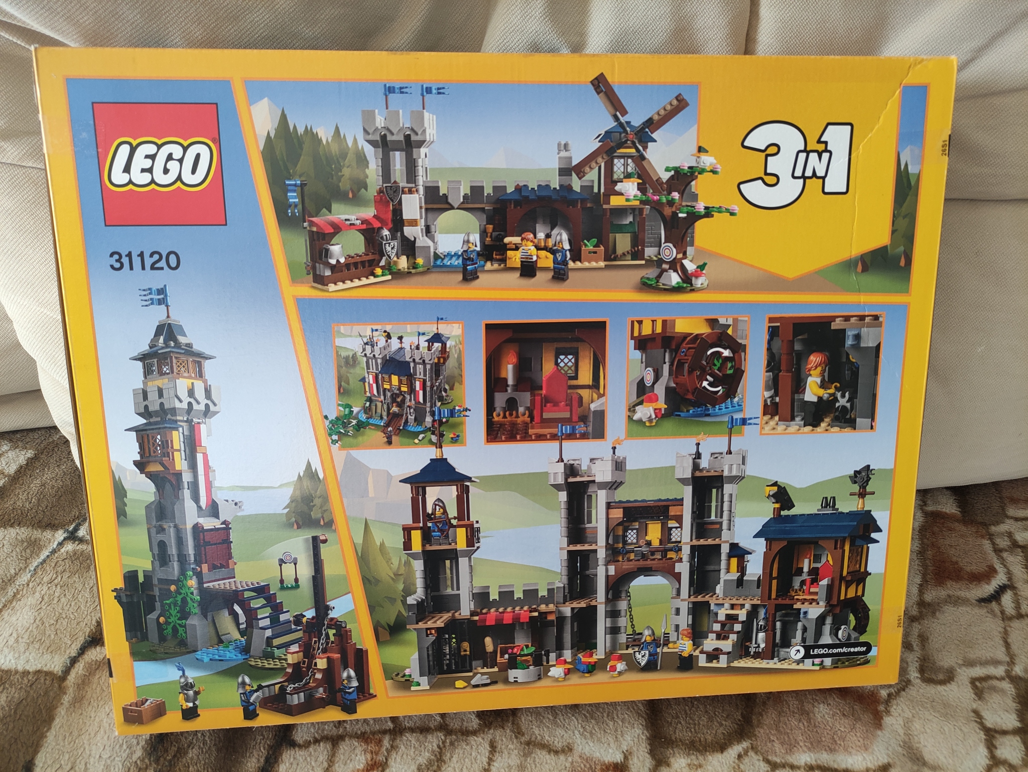 LEGO Creator 31120 Medieval Castle - My, Lego, Creator, Constructor, Lock, Longpost