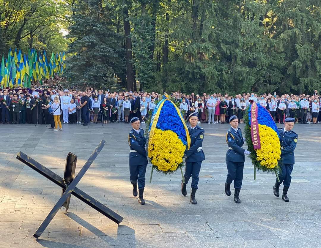 The Memorial of Glory honored the memory of the liberators of Kharkov - Kharkov, The Great Patriotic War, The Second World War, Memory, Liberation, Longpost