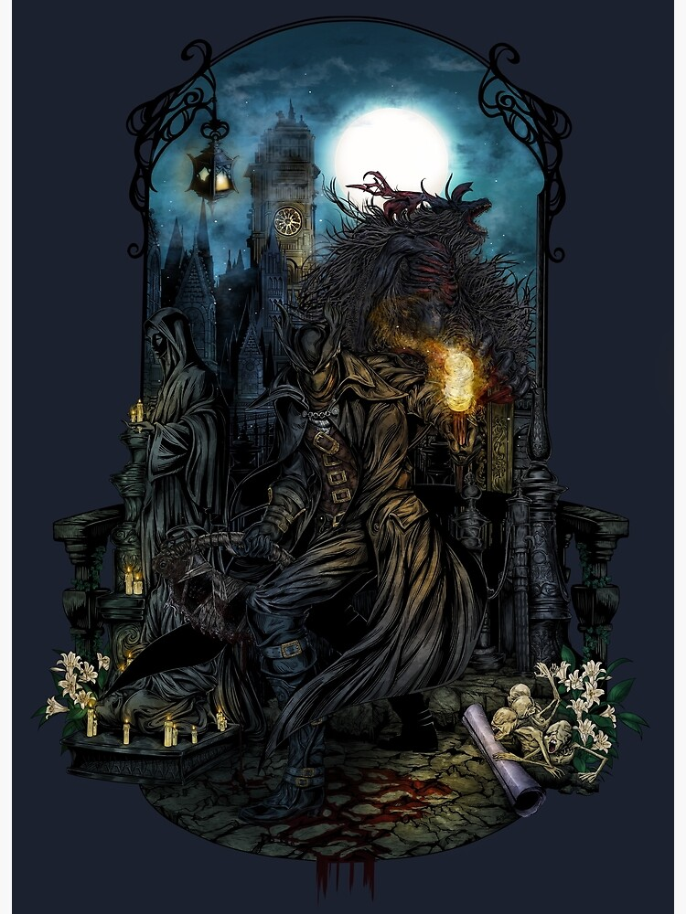 Bloodbourne Art's - Bloodborne, Hunter, , Bloodborne The Old Hunters, Crow, Art, Games, Longpost