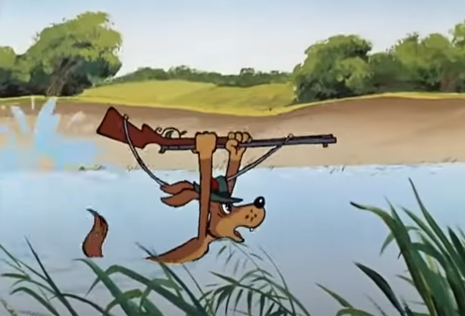 More about cartoons. - My, Weapon, Soviet cartoons, Gun, Prostokvashino, Longpost