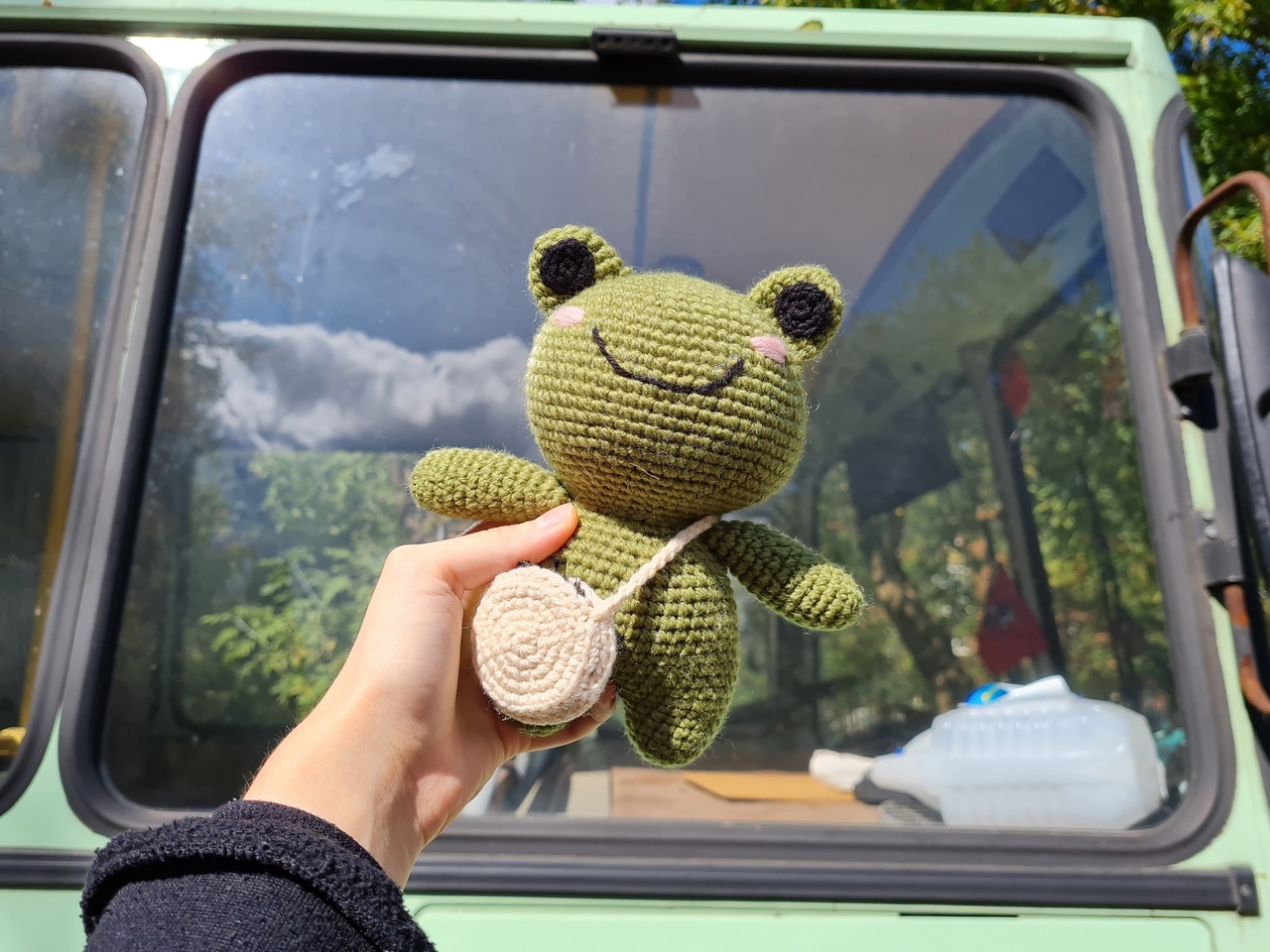 Favorite Frog) - My, With your own hands, Needlework without process, Knitting, Crochet, Knitted toys, Amigurumi, Frogs, Love, , Creation, Needlework, Description, Longpost