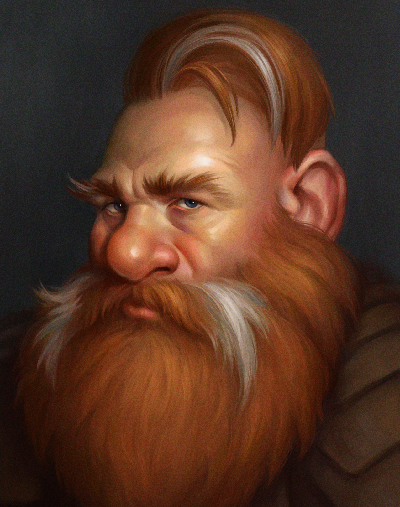 Fantasy portraits - My, Fantasy, Art, Concept Art, Dwarf, Woman-Dwarf, Elves, Knight, Goblins, , Portrait, Dungeons & dragons, Games, Longpost, Knights