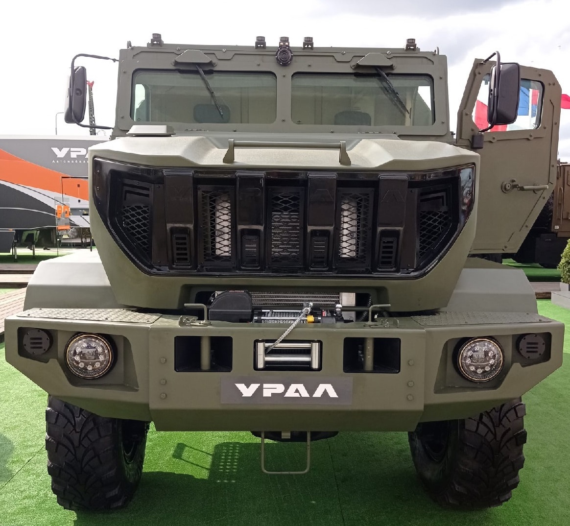 The novelty of the UralAZ plant has undergone restyling three times over the 5 days of the Army-2021 forum. - The photo, Auto, Truck, Ural, , Army, Forum, Army Forum 2021, Longpost