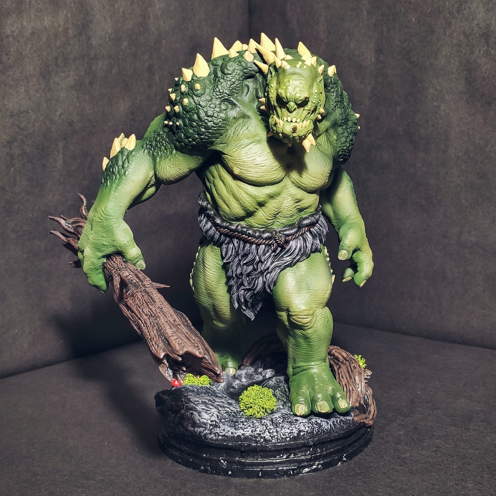 Troll finale! - My, 3D modeling, Collecting, Painting miniatures, Figurines, 3D печать, Paint, 3D printer, Airbrushing, Longpost