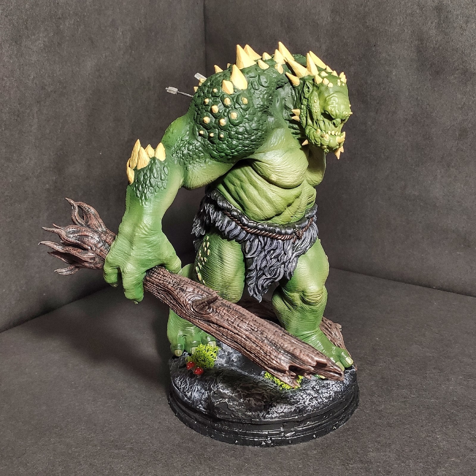 Troll finale! - My, 3D modeling, Collecting, Painting miniatures, Figurines, 3D печать, Paint, 3D printer, Airbrushing, Longpost