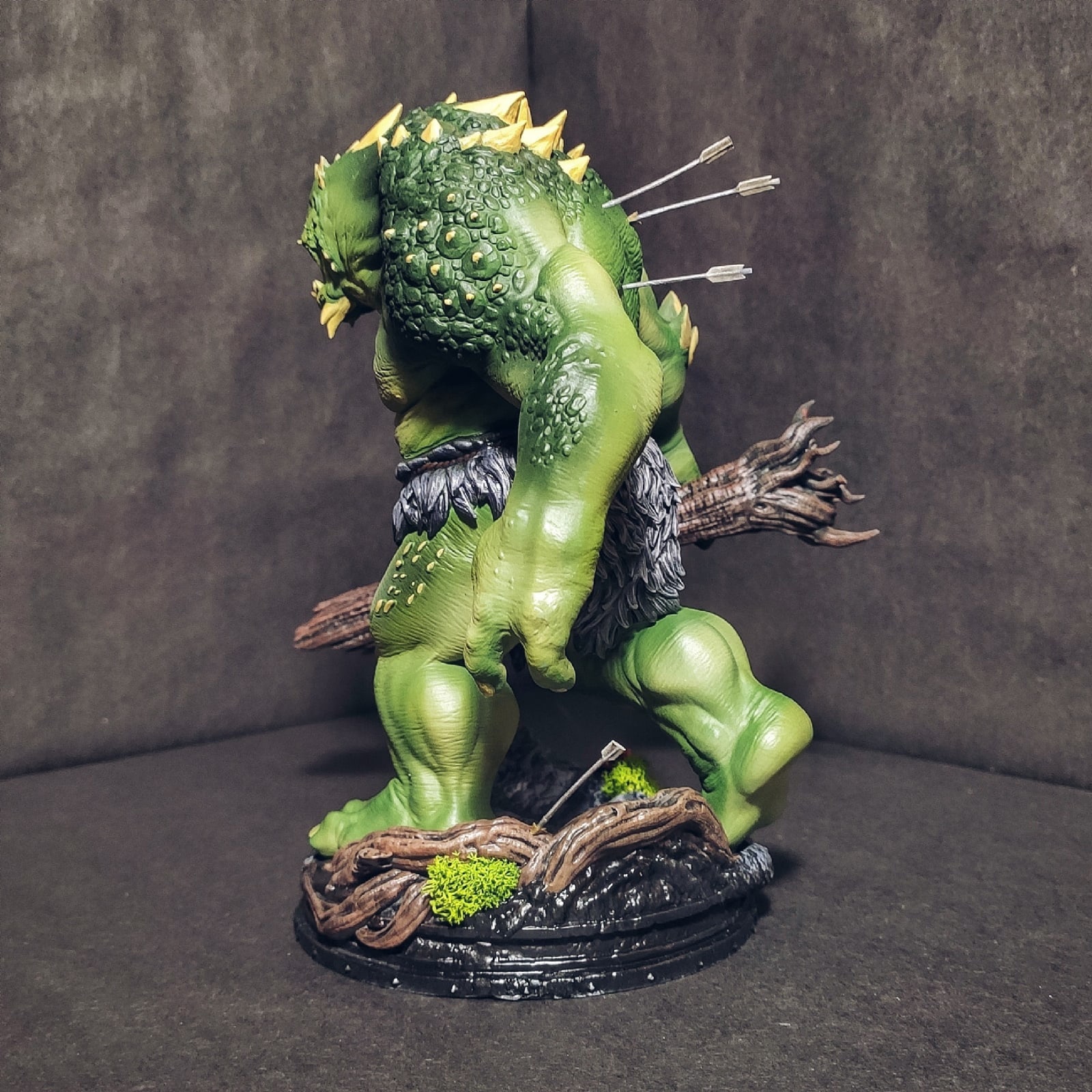 Troll finale! - My, 3D modeling, Collecting, Painting miniatures, Figurines, 3D печать, Paint, 3D printer, Airbrushing, Longpost