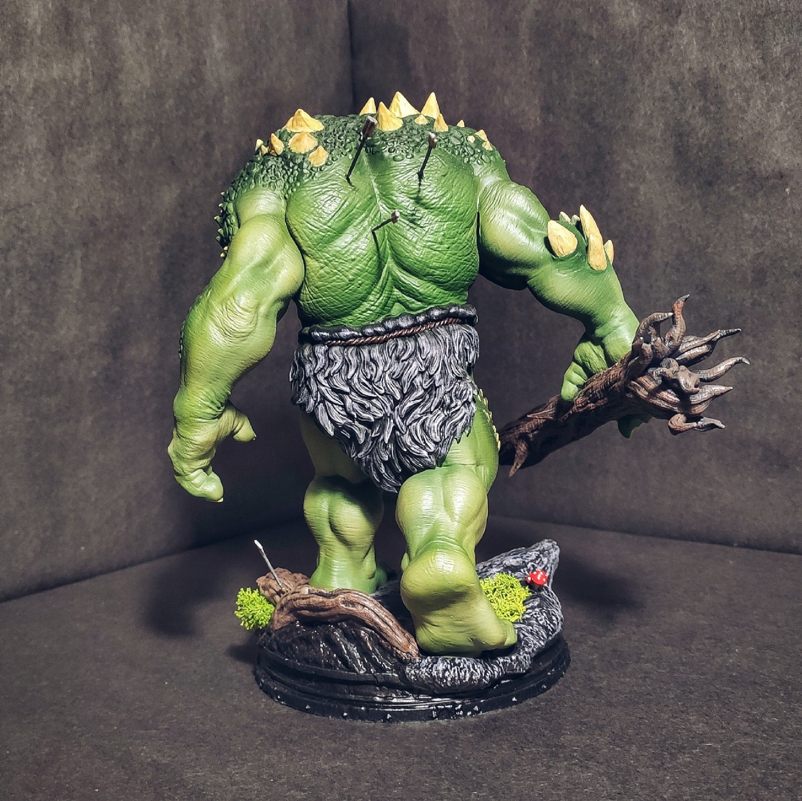 Troll finale! - My, 3D modeling, Collecting, Painting miniatures, Figurines, 3D печать, Paint, 3D printer, Airbrushing, Longpost