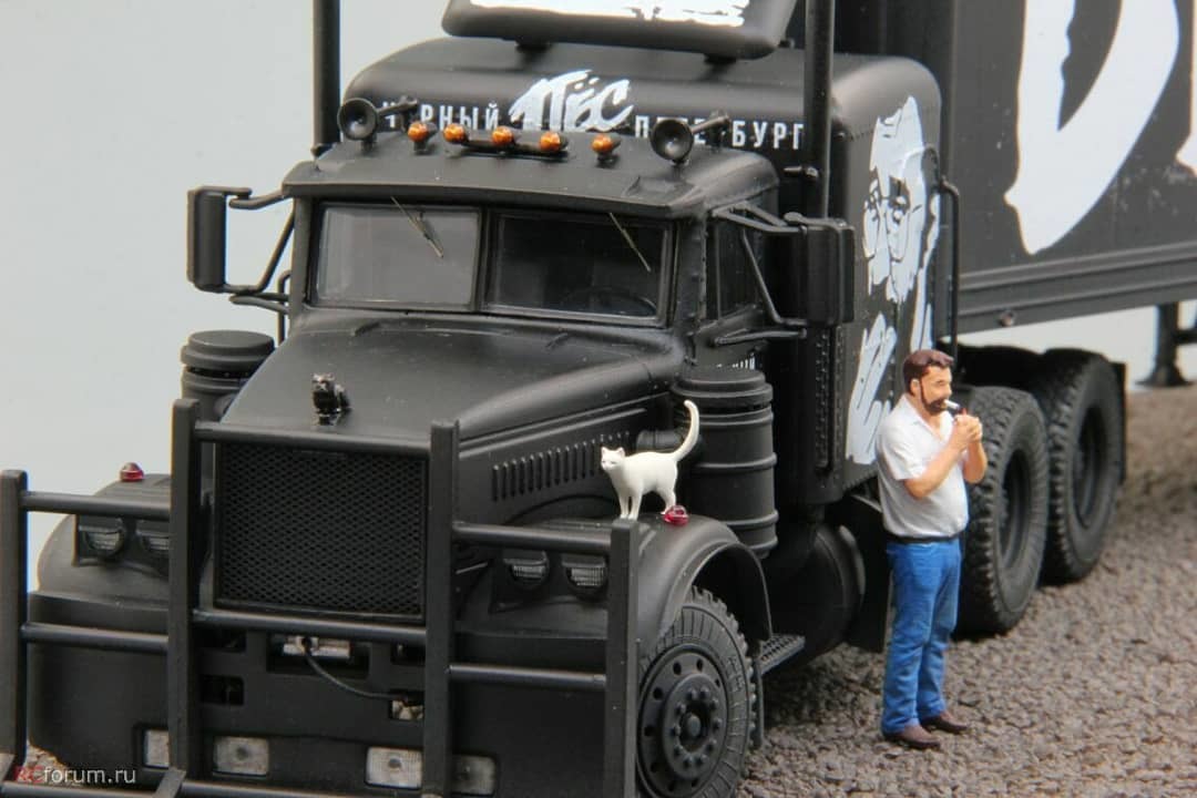 Project Black Dog Petersburg - The photo, Modeling, Stand modeling, Auto, Truck, DDT, Yuri Shevchuk, Longpost