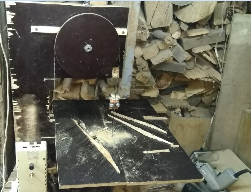 Repair and alteration of the band saw machine. - My, Wood products, Video, Oak, Woodworking, Butter, Wax, Homemade, Longpost, Needlework with process