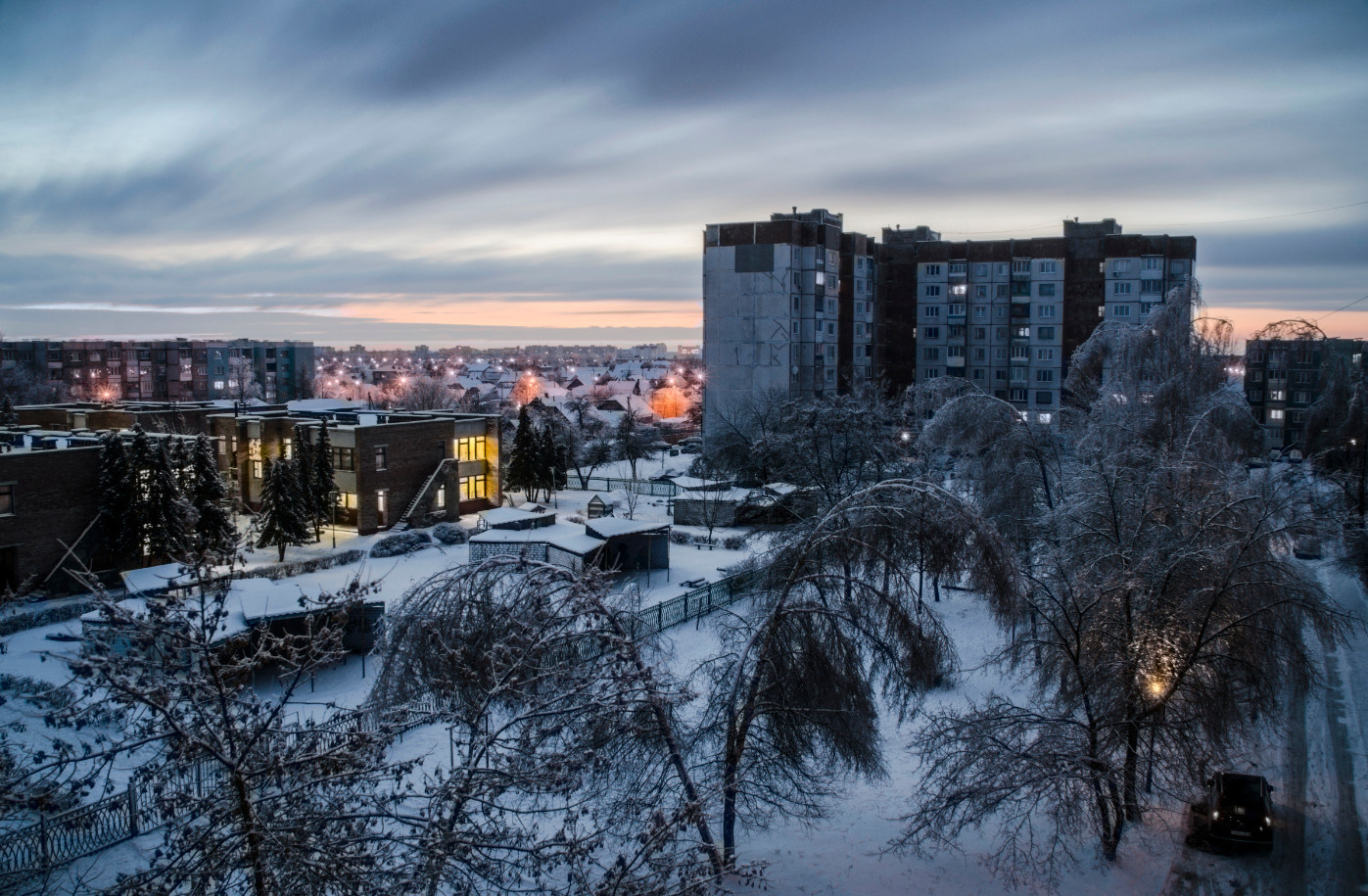 In Bobruisk... - My, Weather, Sky, Bobruisk, Nikon, View from the window, The photo, Clouds, Longpost