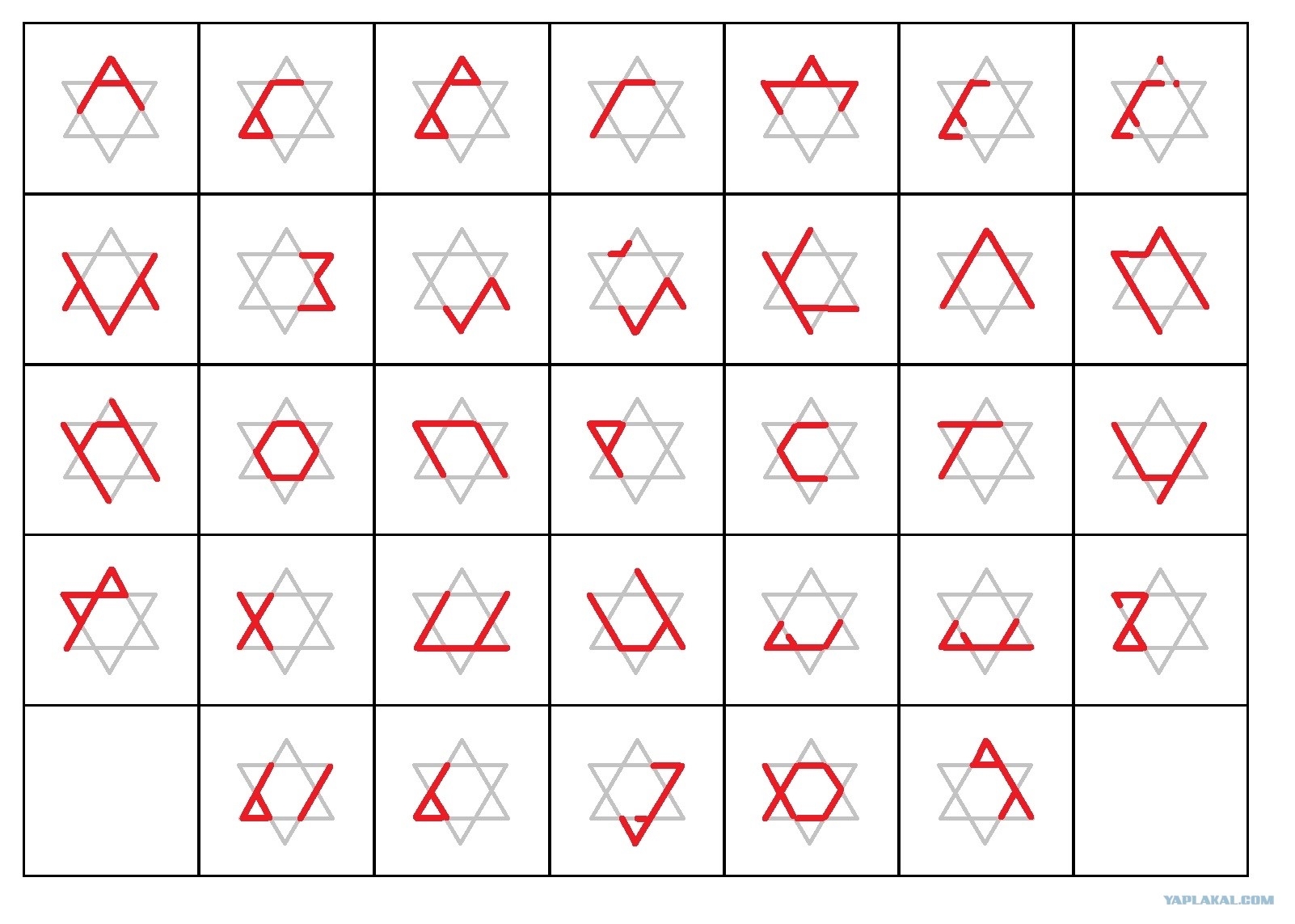 Весь еврейский алфавит умещается в звезде Давида | Пикабу