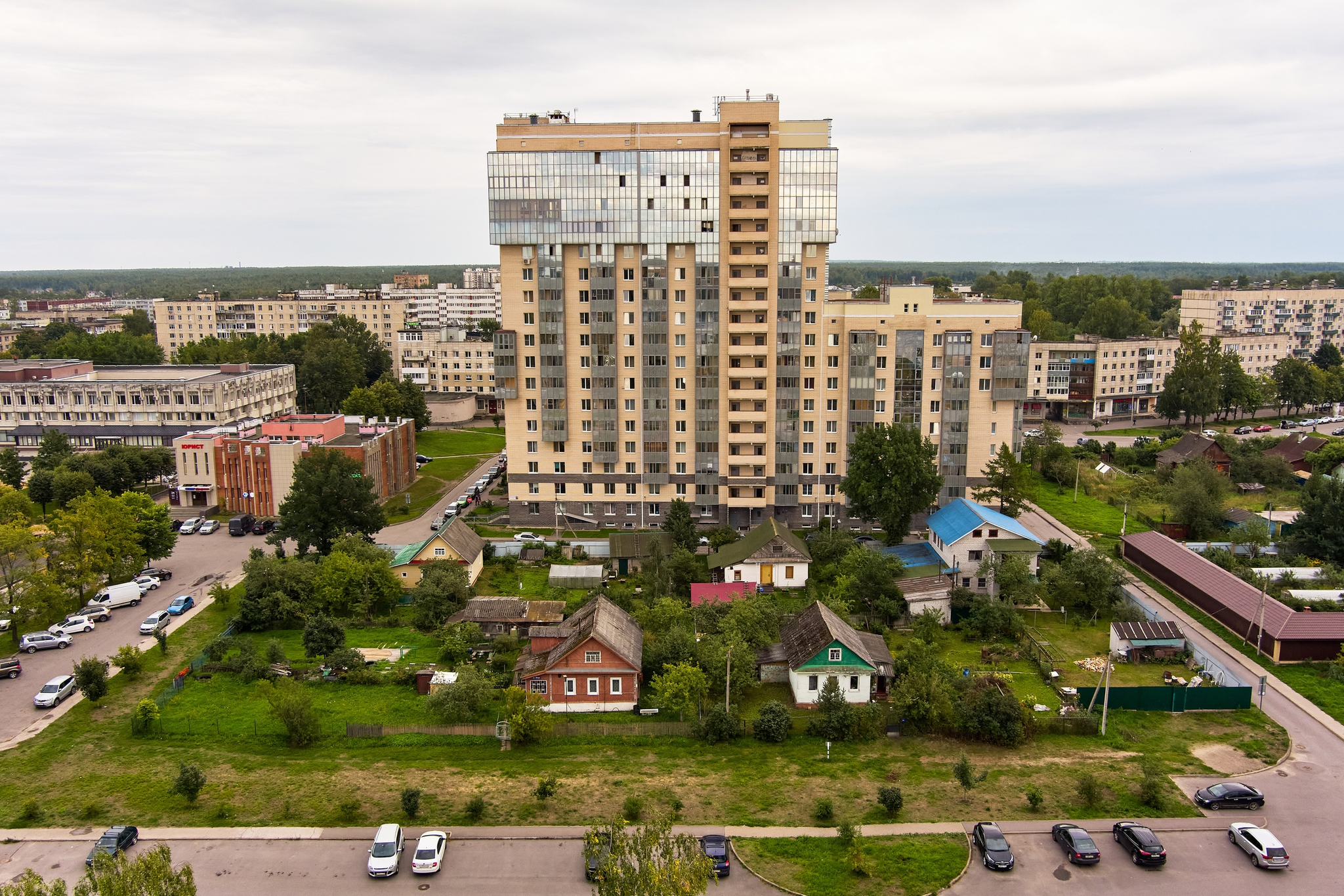 What would you say... - My, High-rise building, Village, Building, Kirovsk