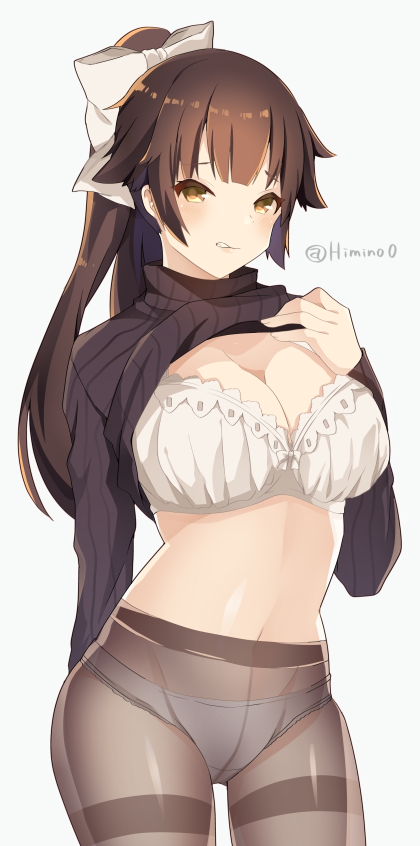 Лазурный путь - NSFW, Аниме, Anime Art, Azur Lane, Kaga, Belfast, Takao, Enterprise (Azur Lane), Akagi, , Нижнее белье, Animal Ears, Длиннопост