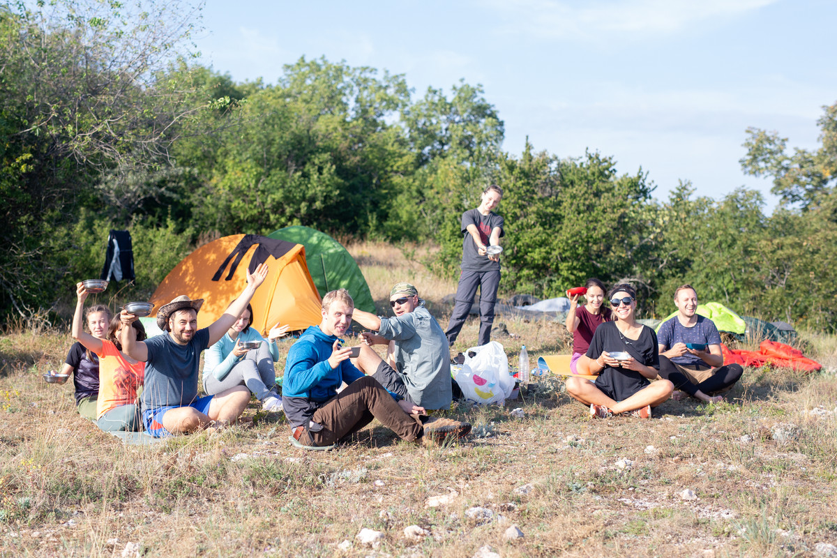 REPORT: Camping in Crimea from Yalta to Laspi August 19-24, 2021 part II - My, Hike, The mountains, Crimea, Travels, Nature, Tourism, Adventures, Relaxation, , Leisure, Video, Longpost