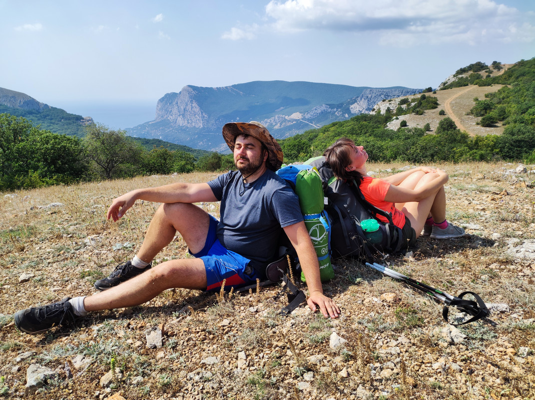 REPORT: Camping in Crimea from Yalta to Laspi August 19-24, 2021 part II - My, Hike, The mountains, Crimea, Travels, Nature, Tourism, Adventures, Relaxation, , Leisure, Video, Longpost