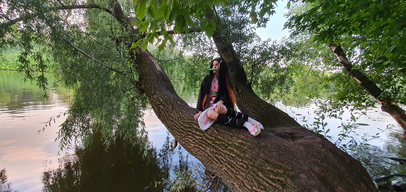 My cosplay on Nezuko Kamado. - My, Cosplay, Nezuko Kamado, Anime, Longpost