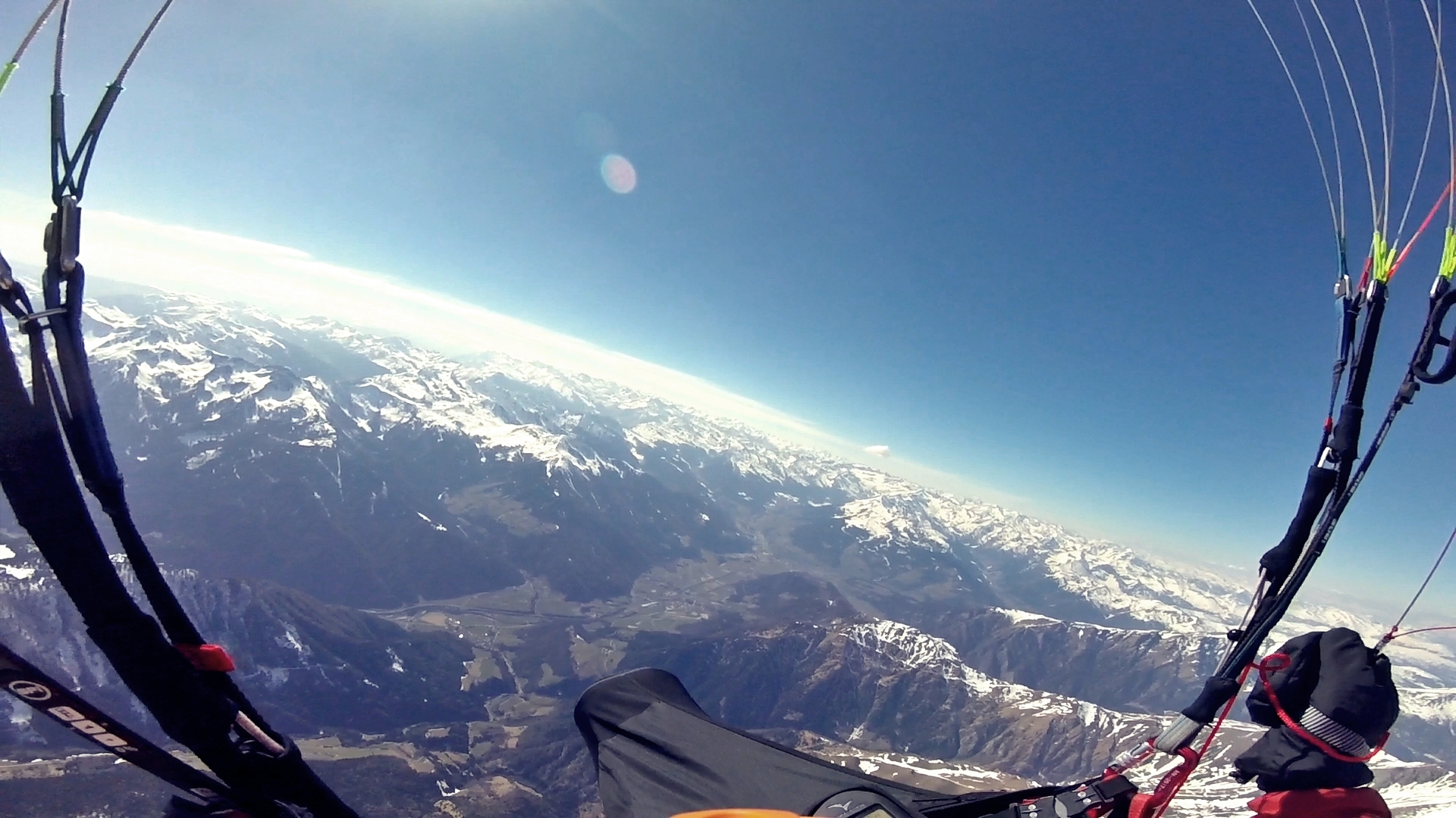 4 kilometers above the ground on strings - My, Paragliding, The mountains, Alps, Flight, Extreme, Height, Video, Longpost