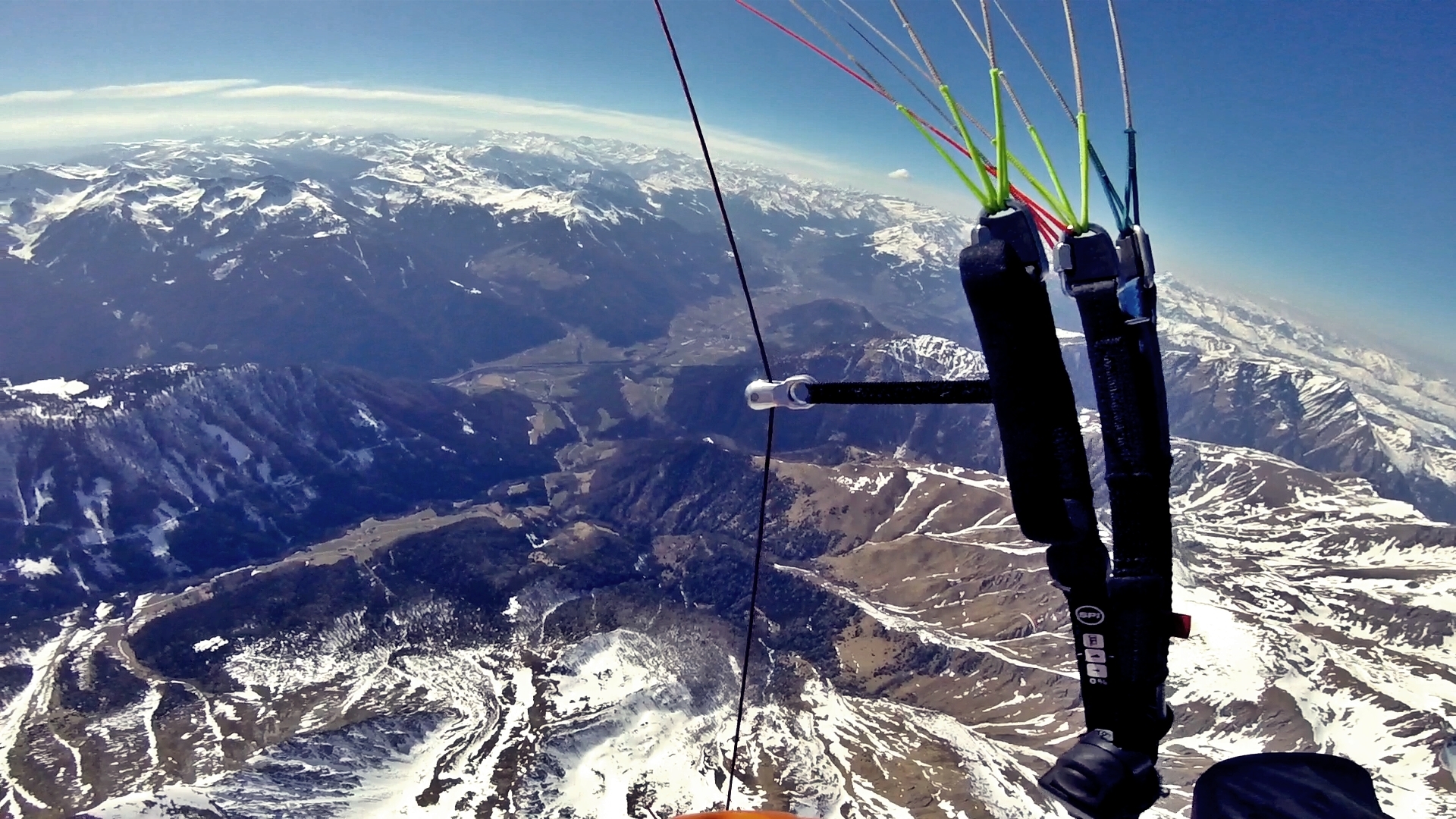 4 kilometers above the ground on strings - My, Paragliding, The mountains, Alps, Flight, Extreme, Height, Video, Longpost