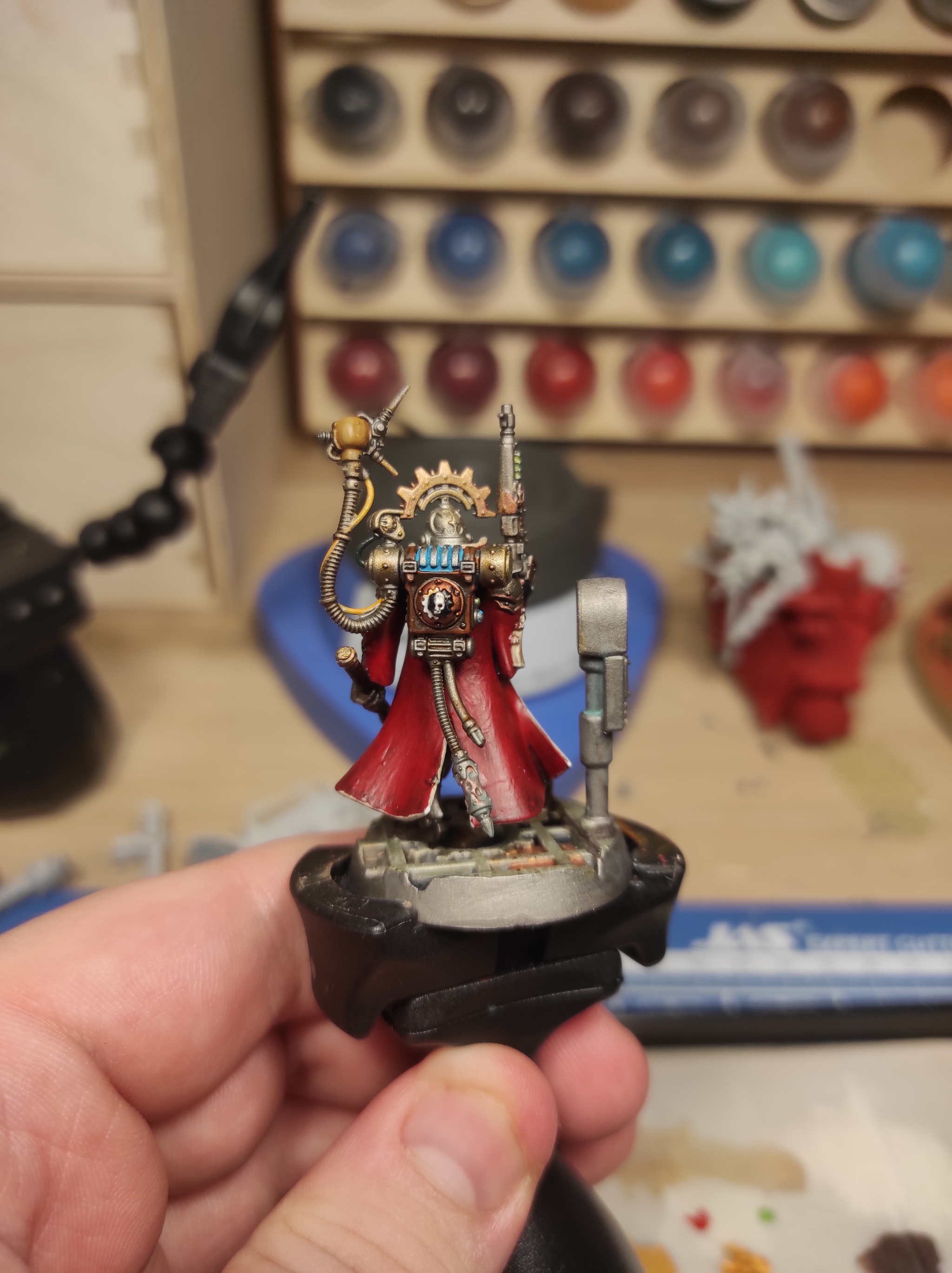 Skitarii marshall - Моё, Моделизм, Хобби, Adeptus Mechanicus, Skitarii, Wh painting, Warhammer 40k, Wh miniatures, Imperium, , Games Workshop, Длиннопост