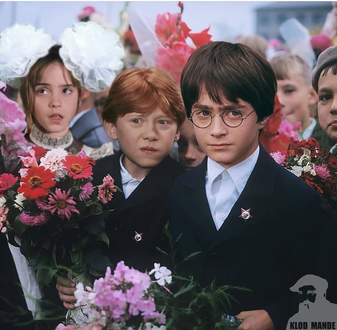 For the chosen ones there is no turning back - Humor, Harry Potter, Klod Mande, September 1, Pupils, Photoshop master