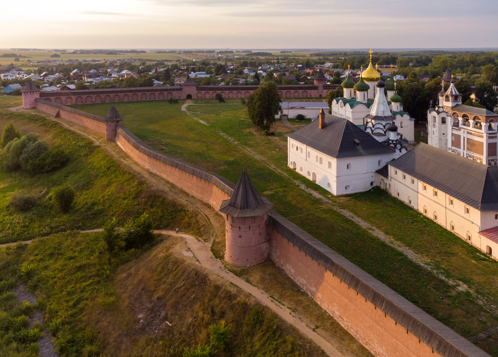 Суздаль. Спасо-Евфимиев монастырь. Фото с DJI Mini 2 | Пикабу