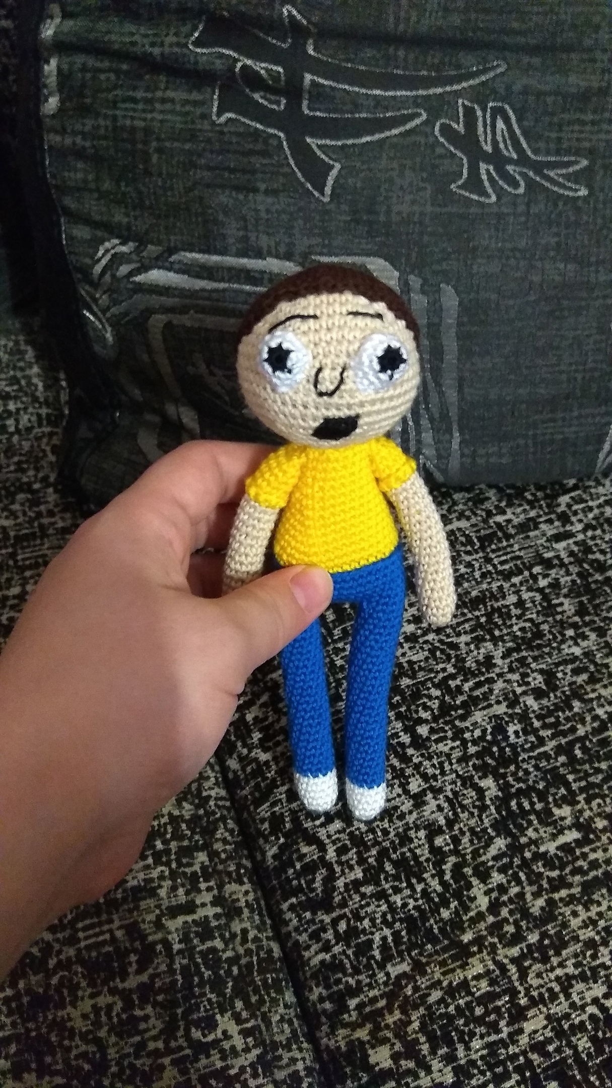 Rick and Morty from the amigurumi universe - My, Amigurumi, Longpost, Rick and Morty, Knitting, Crochet, With your own hands, Knitted toys, Handmade, Needlework without process