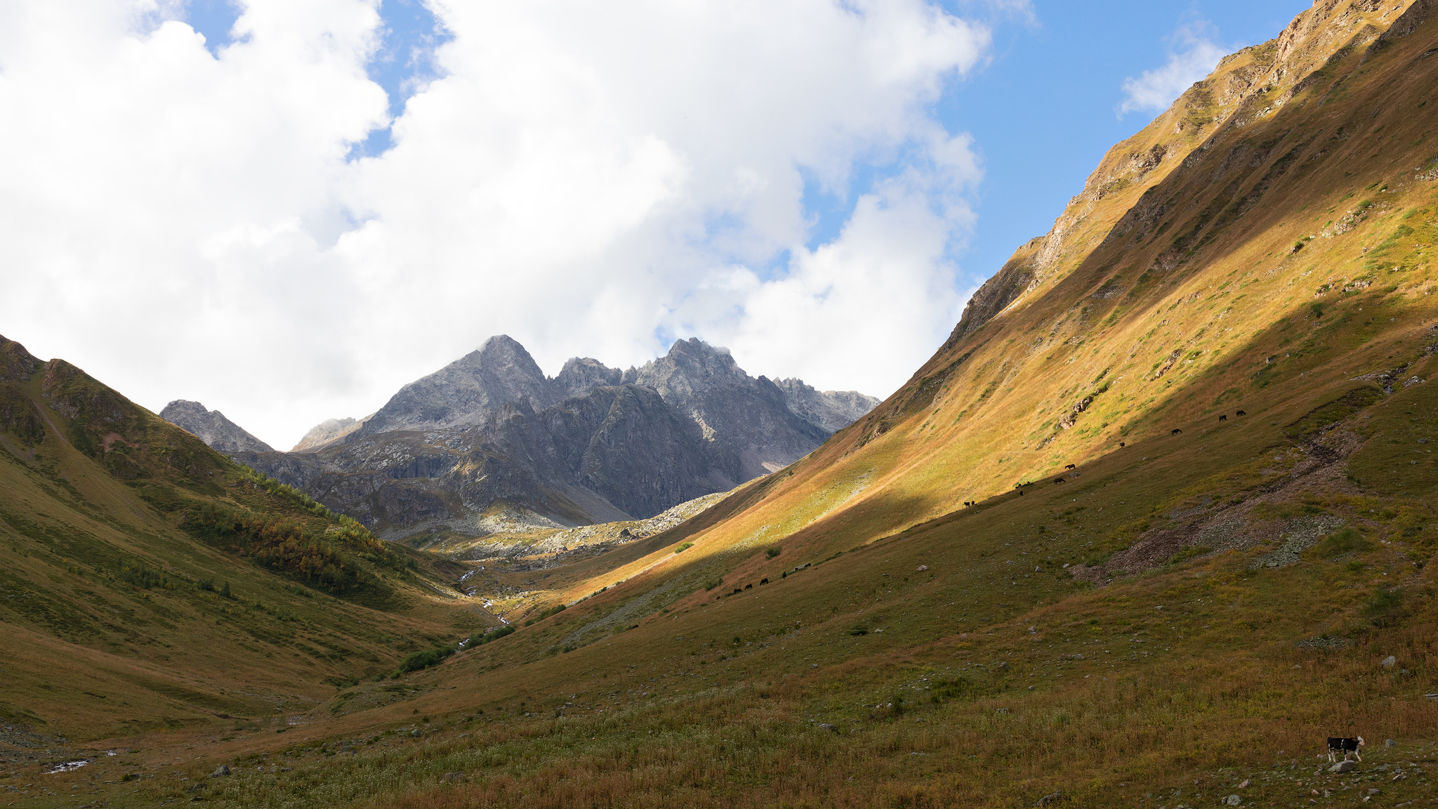 Long Post - The mountains, Caucasus, Karachay-Cherkessia, Autumn, Hike, Longpost