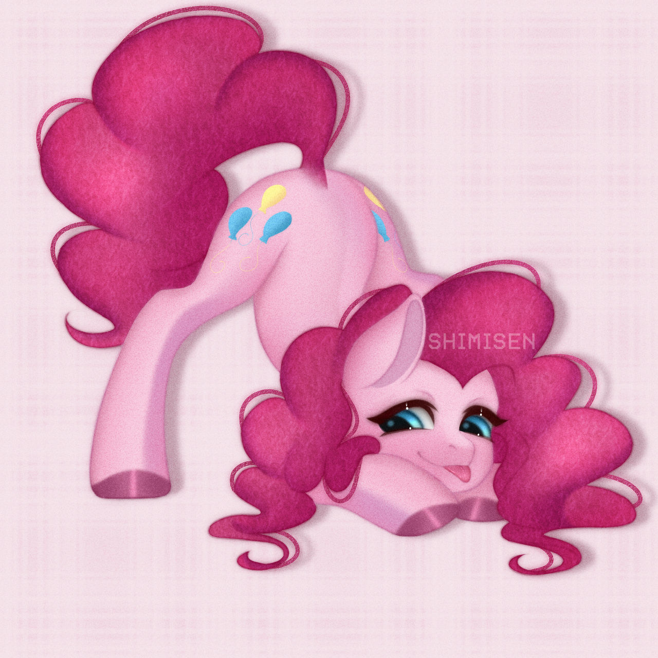 And Pinky there... - My little pony, Art, Fan art, PonyArt, Pinkie pie, Jackochallenge