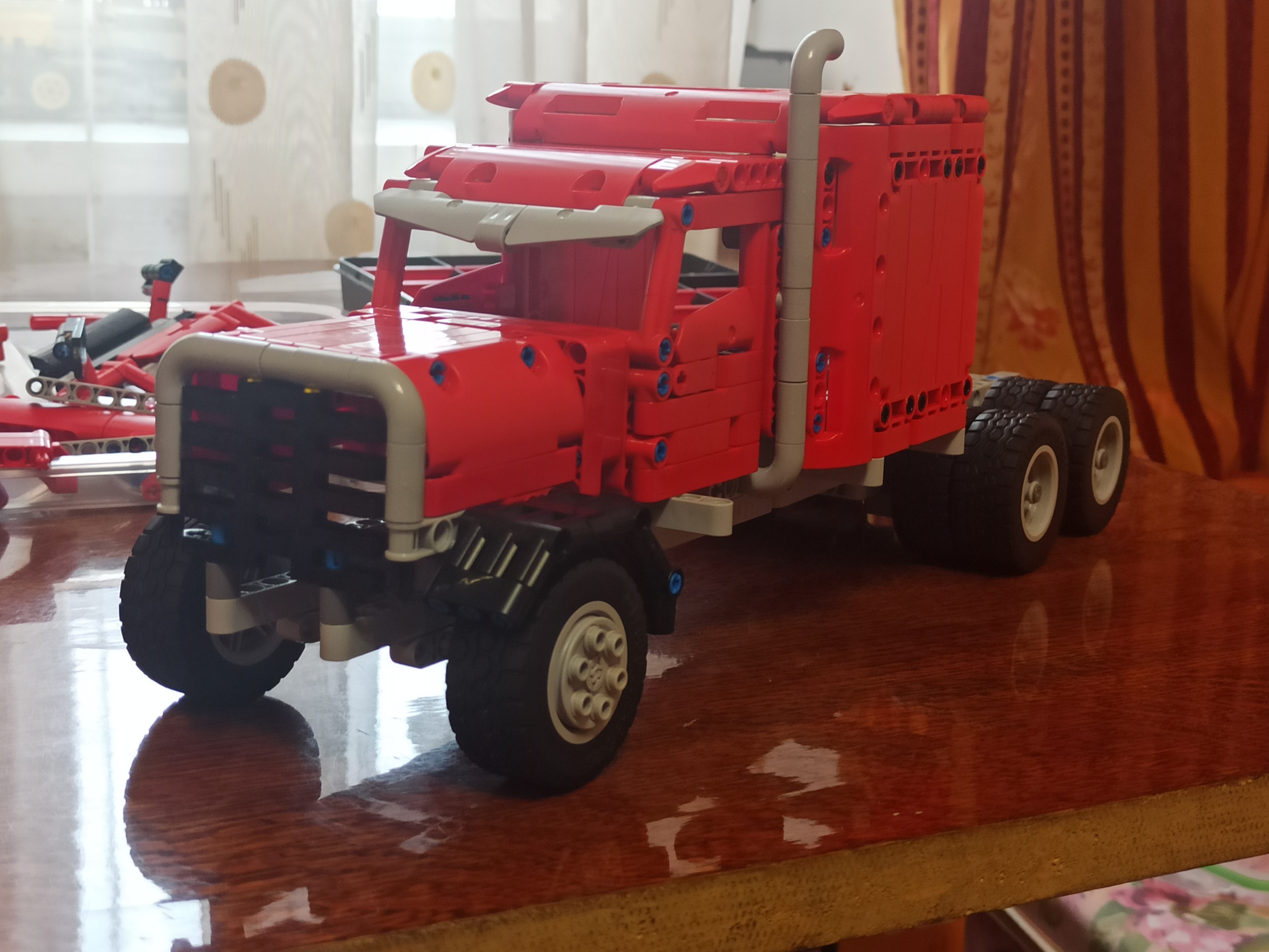 Classic US truck. The process of building my first Lego model - My, Lego, Lego technic, Hobby, Longpost